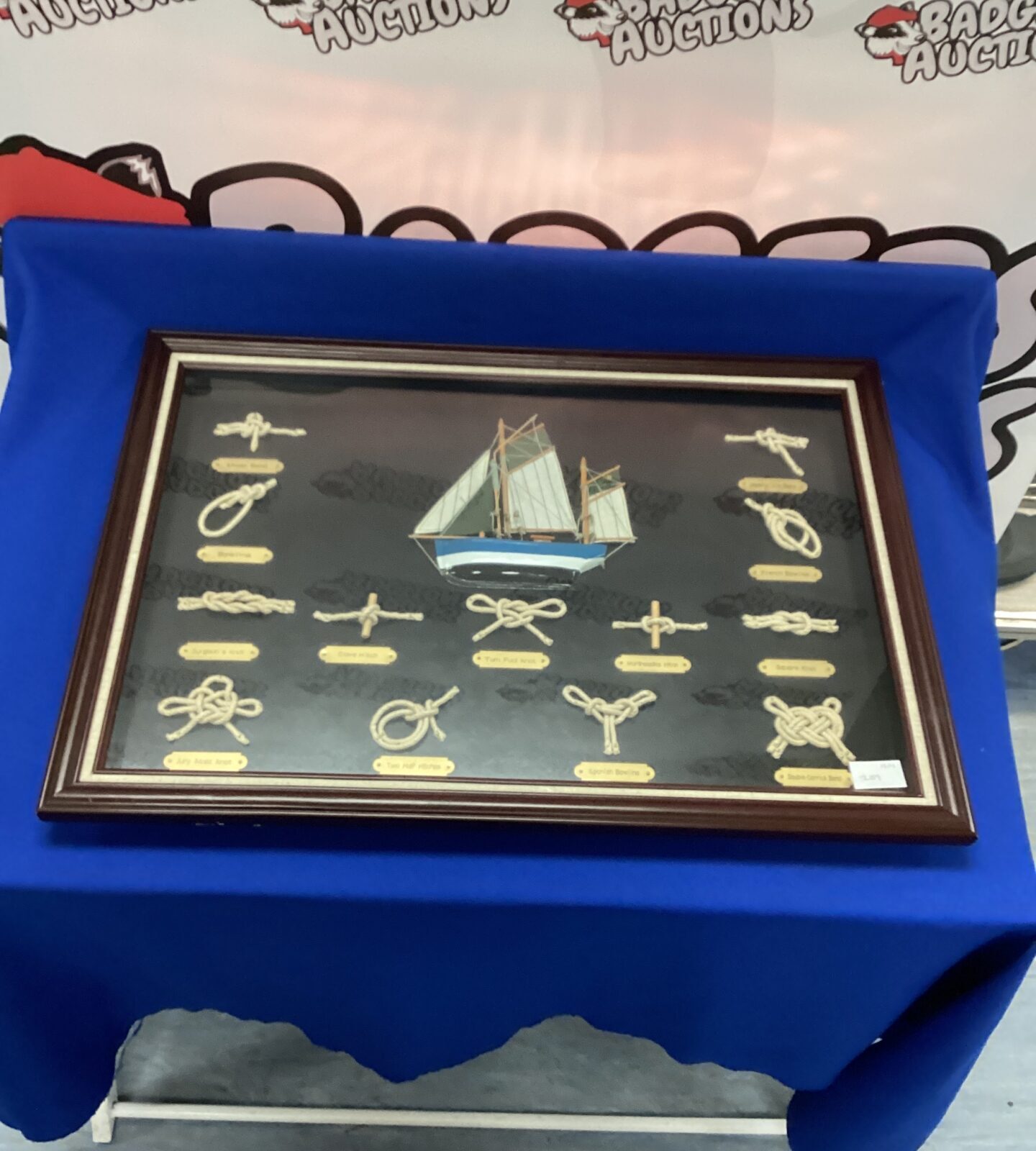 Framed Diorama of Ship Knotts