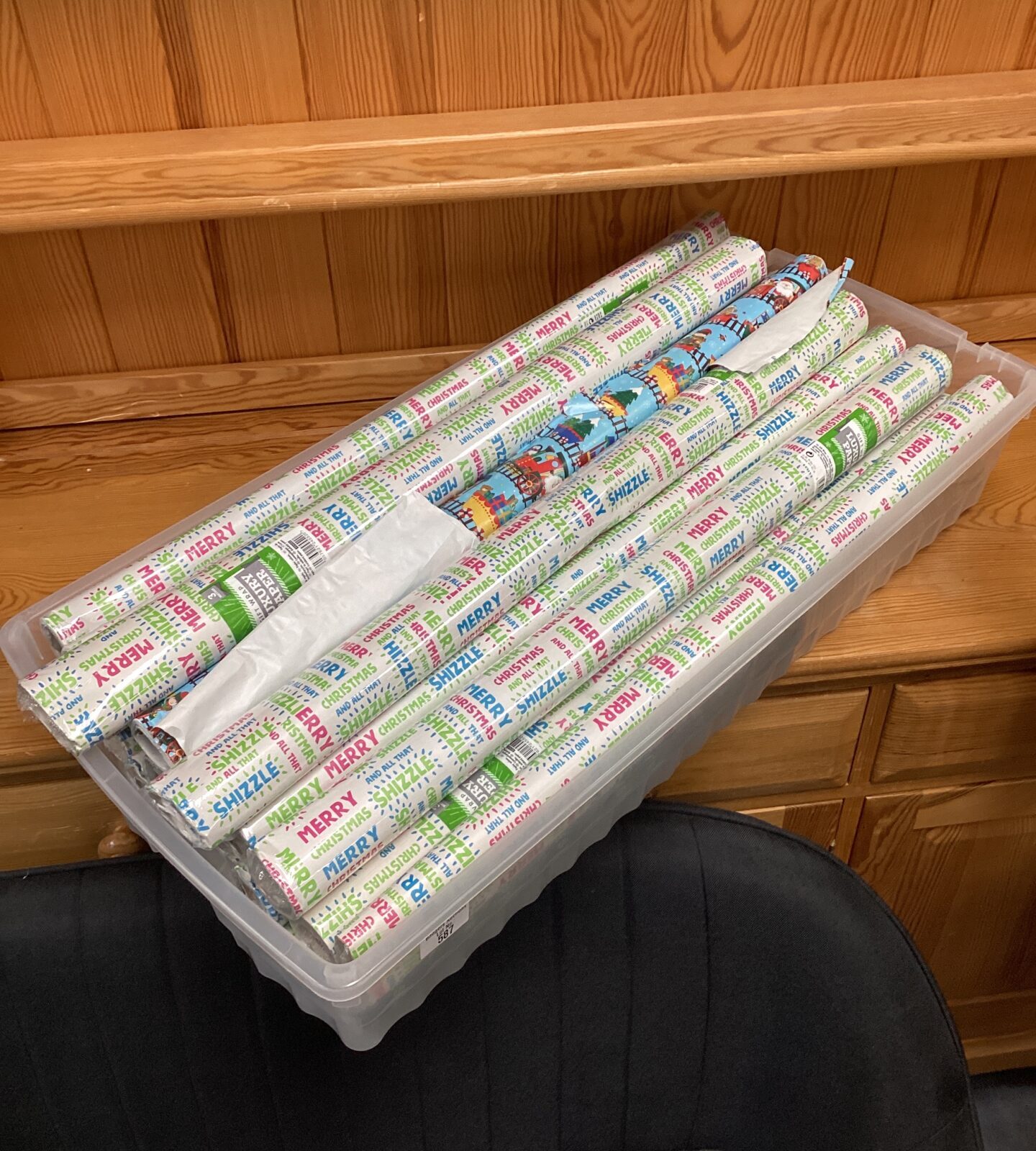 Quantity of Christmas wrapping paper