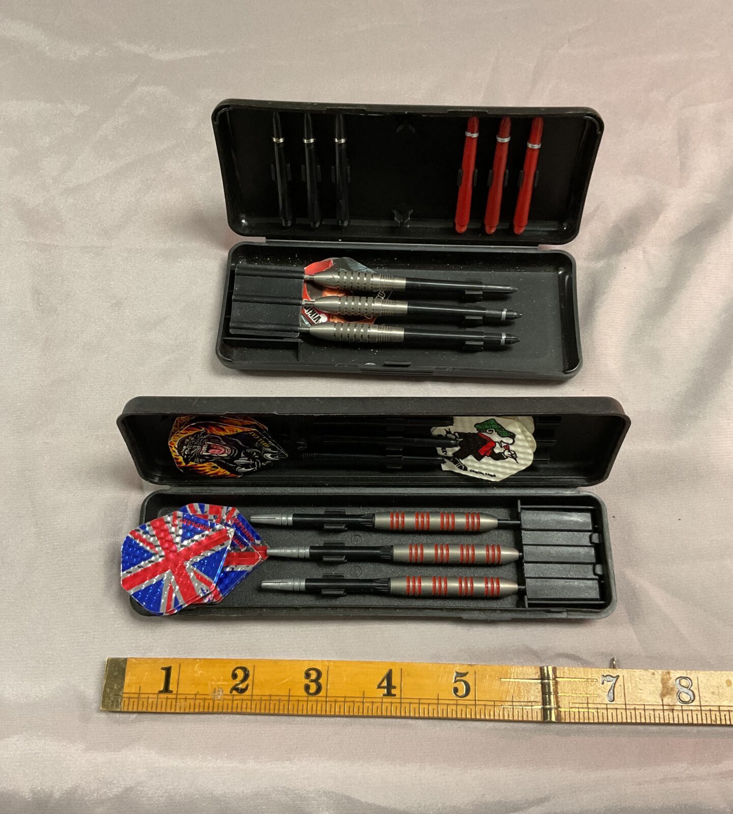 Two sets vintage darts