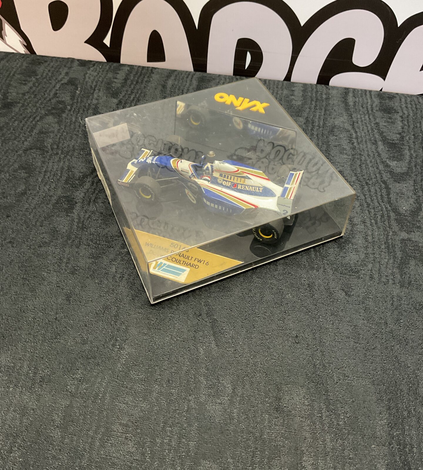 Onyx 5016B Williams renault FW16 David Coulthard diecast model in case