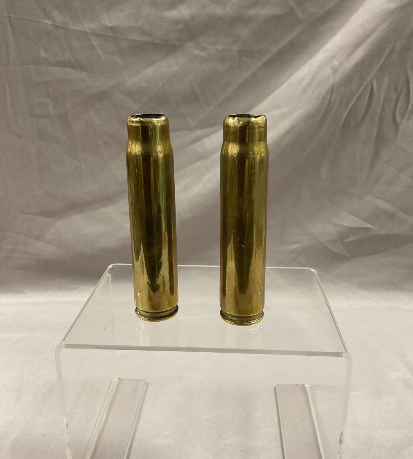 Two 1942 20mm Brass Shell casing