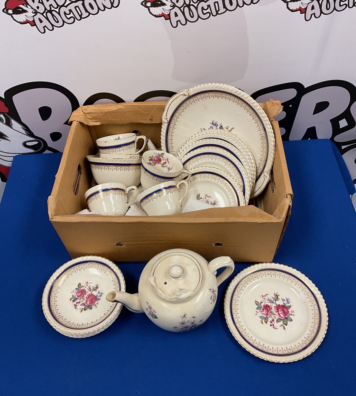 johnson bros old English china teaset