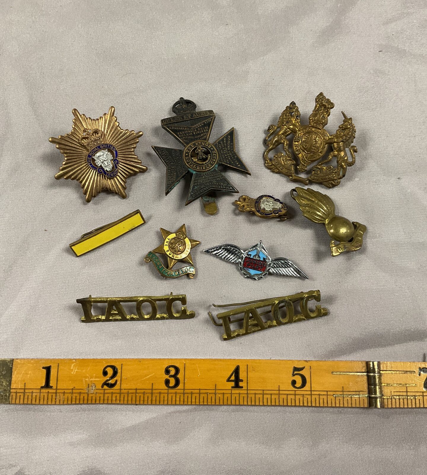 Collection military badges