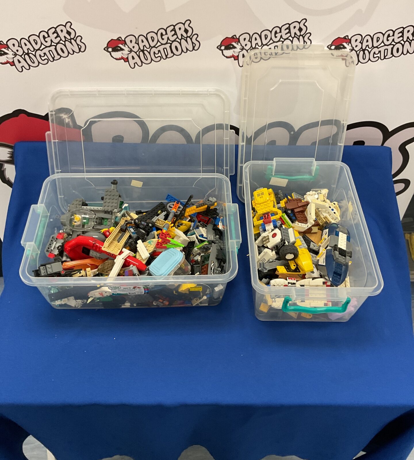 Two boxes of mixed Lego inc minifigures