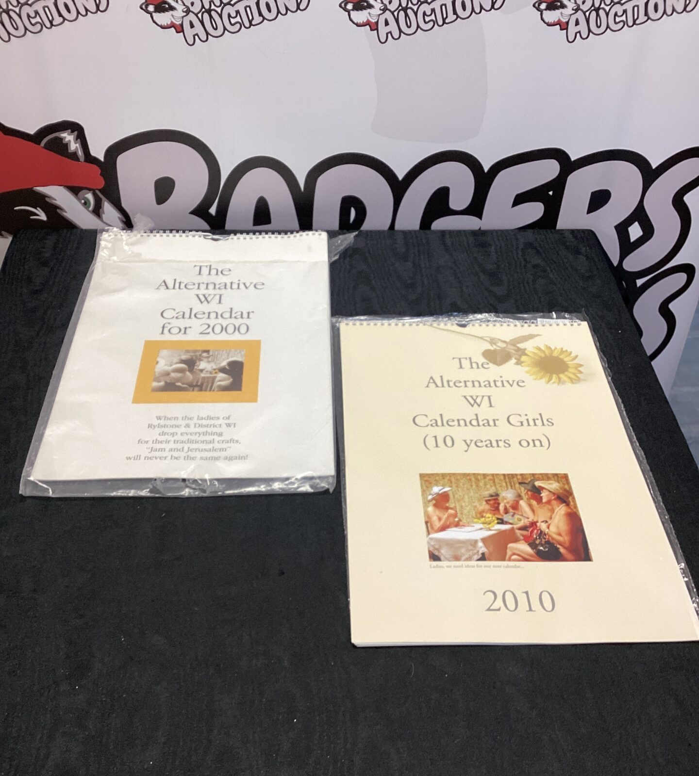 Two calendar girls women’s institute calendars for 2000 & 2010