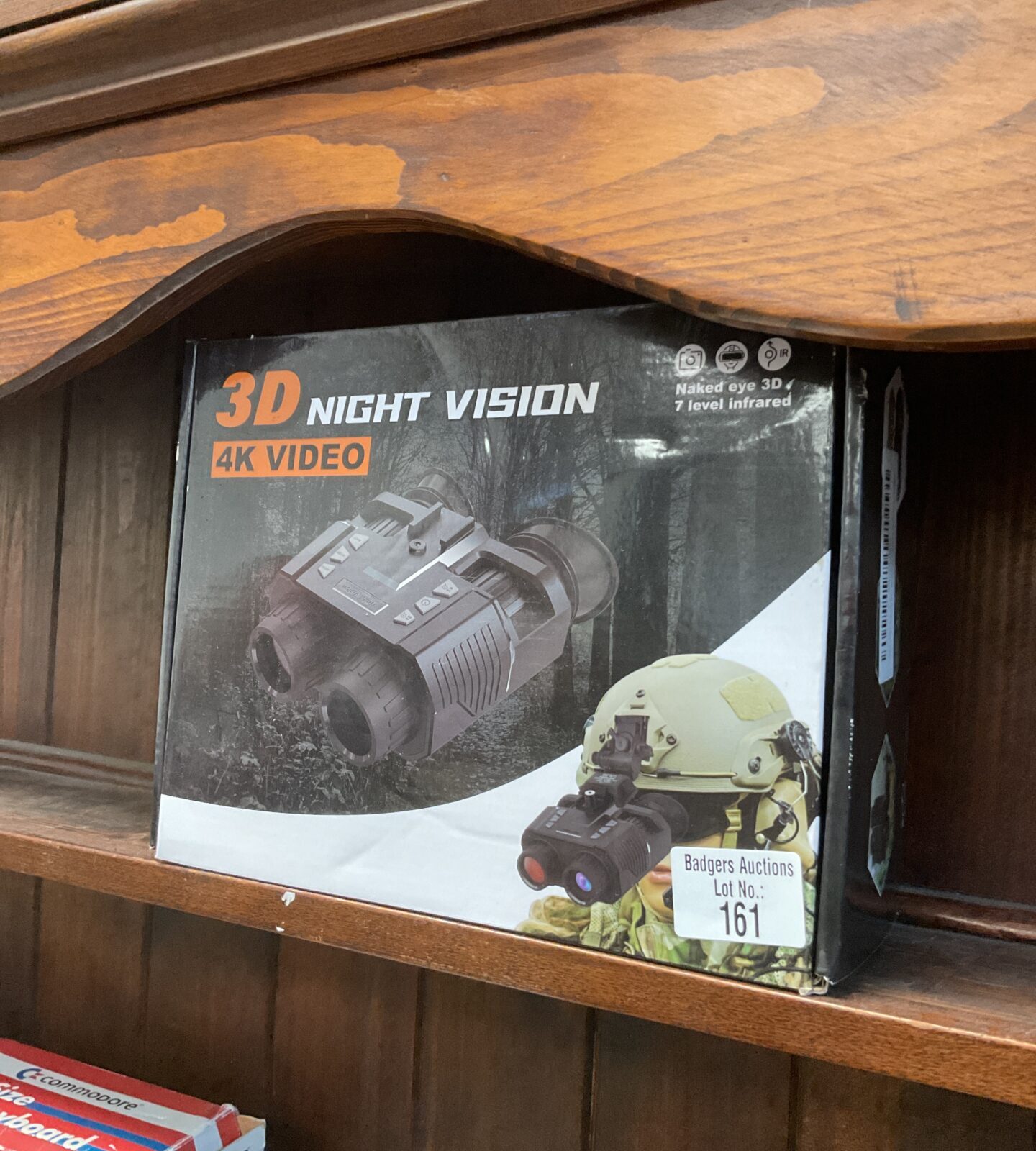 3d night vision 4k video goggles boxed