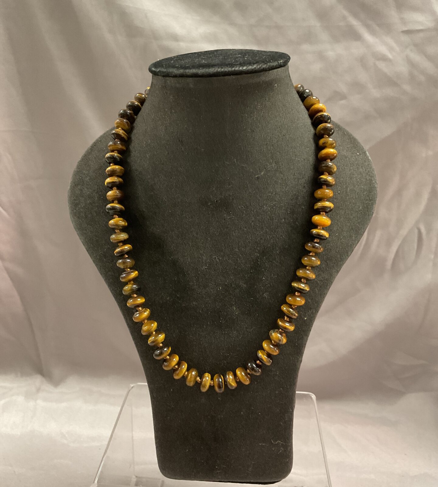 Tigers eye bead 18” necklace