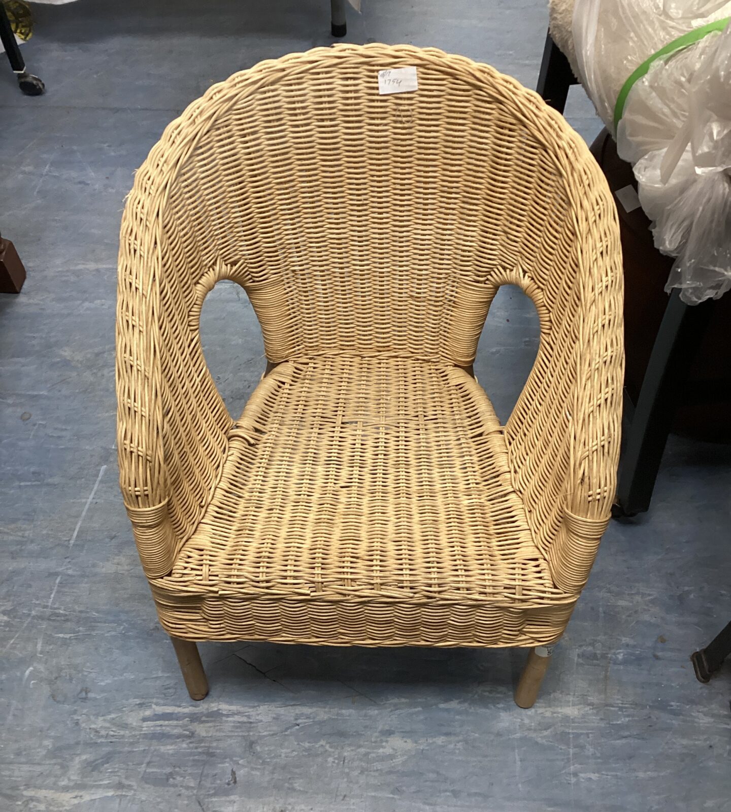 childs wicker chair