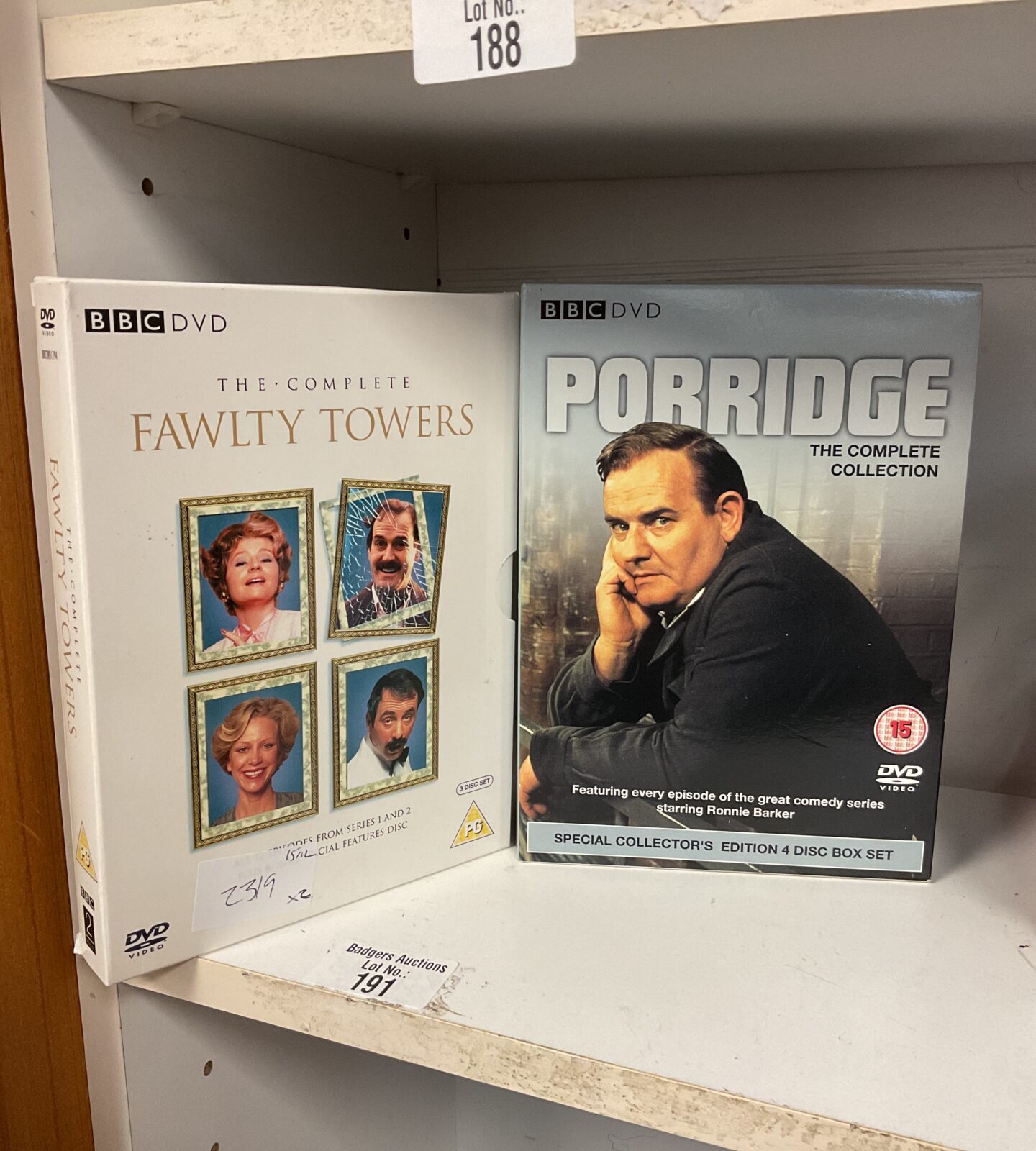 Portidge & fawlty towers dvd boxsets