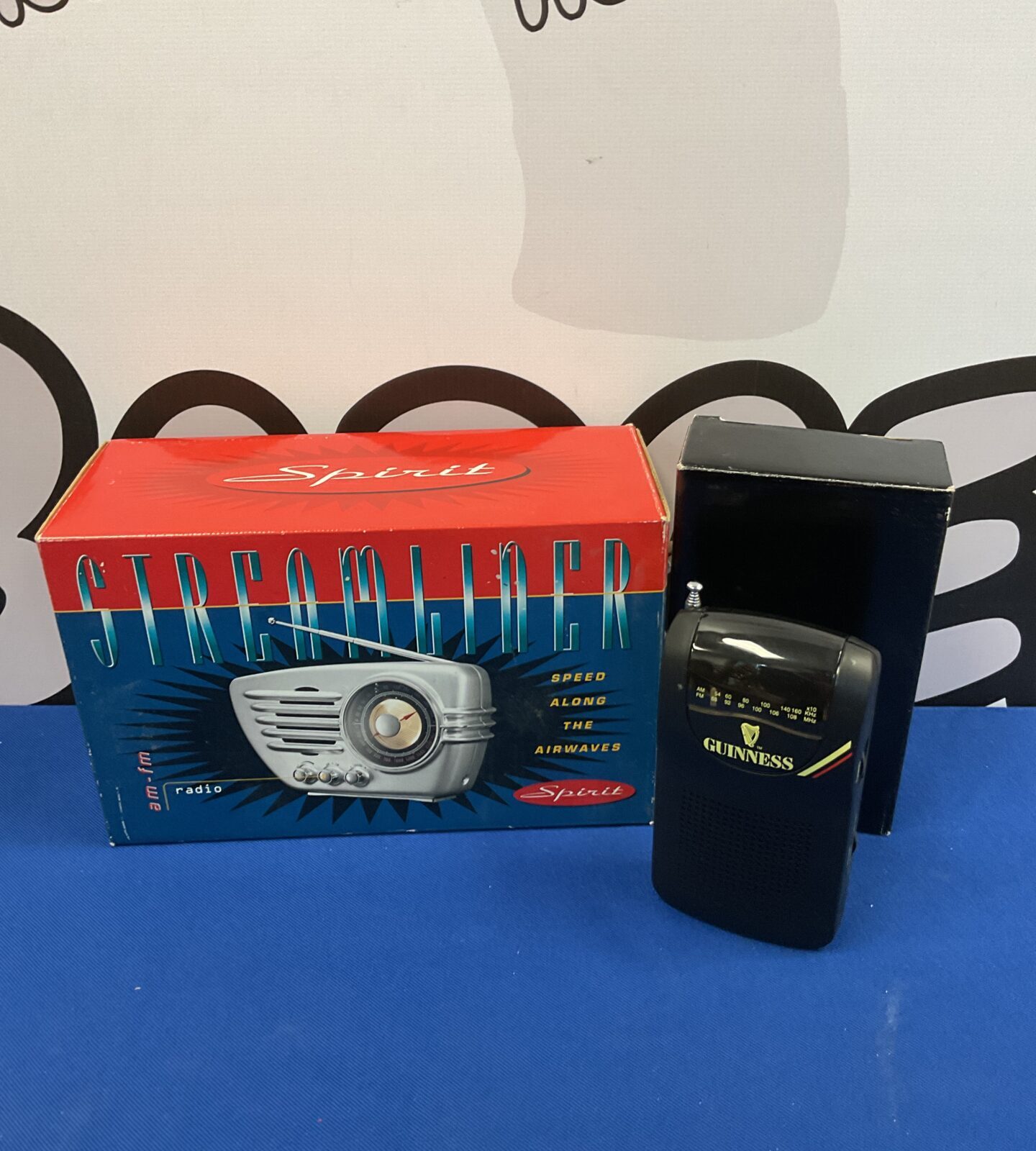 Retro streamline radio & Guinness radio