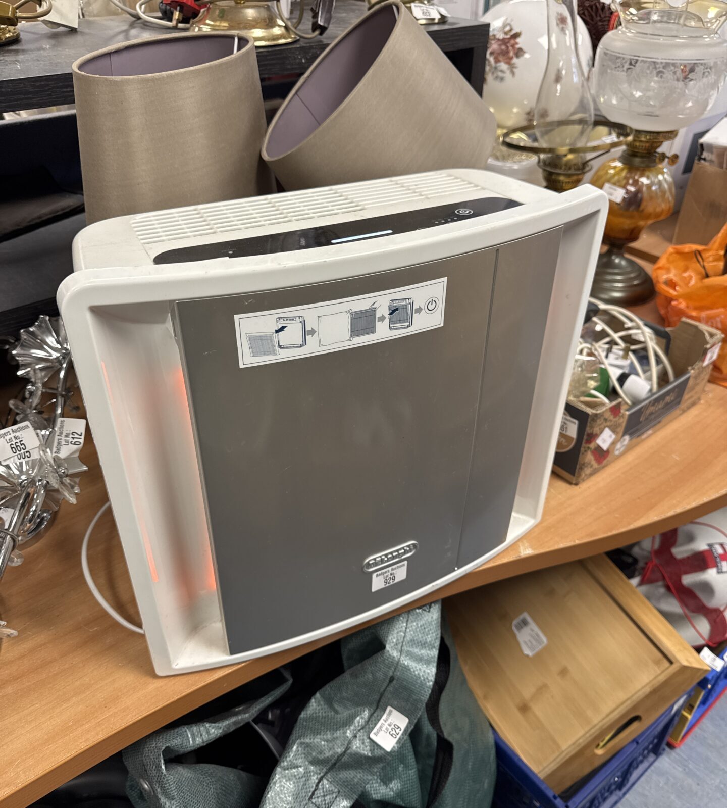 Delonghi ac150 air purifier - working