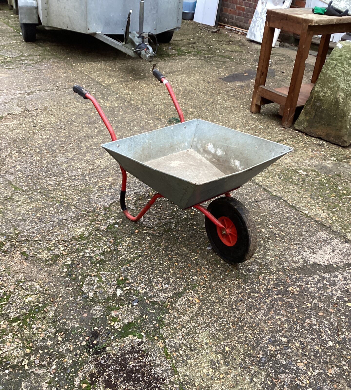 Galvanised Wheelbarrow