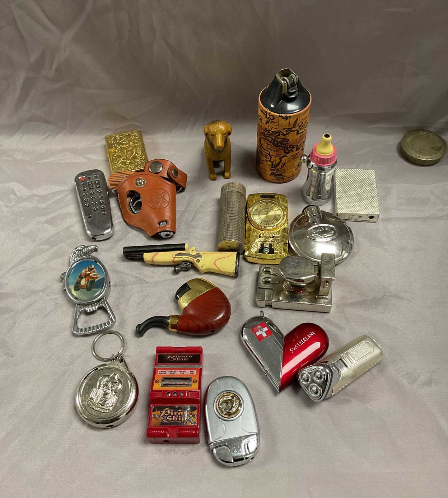 Collection of novelty lighters