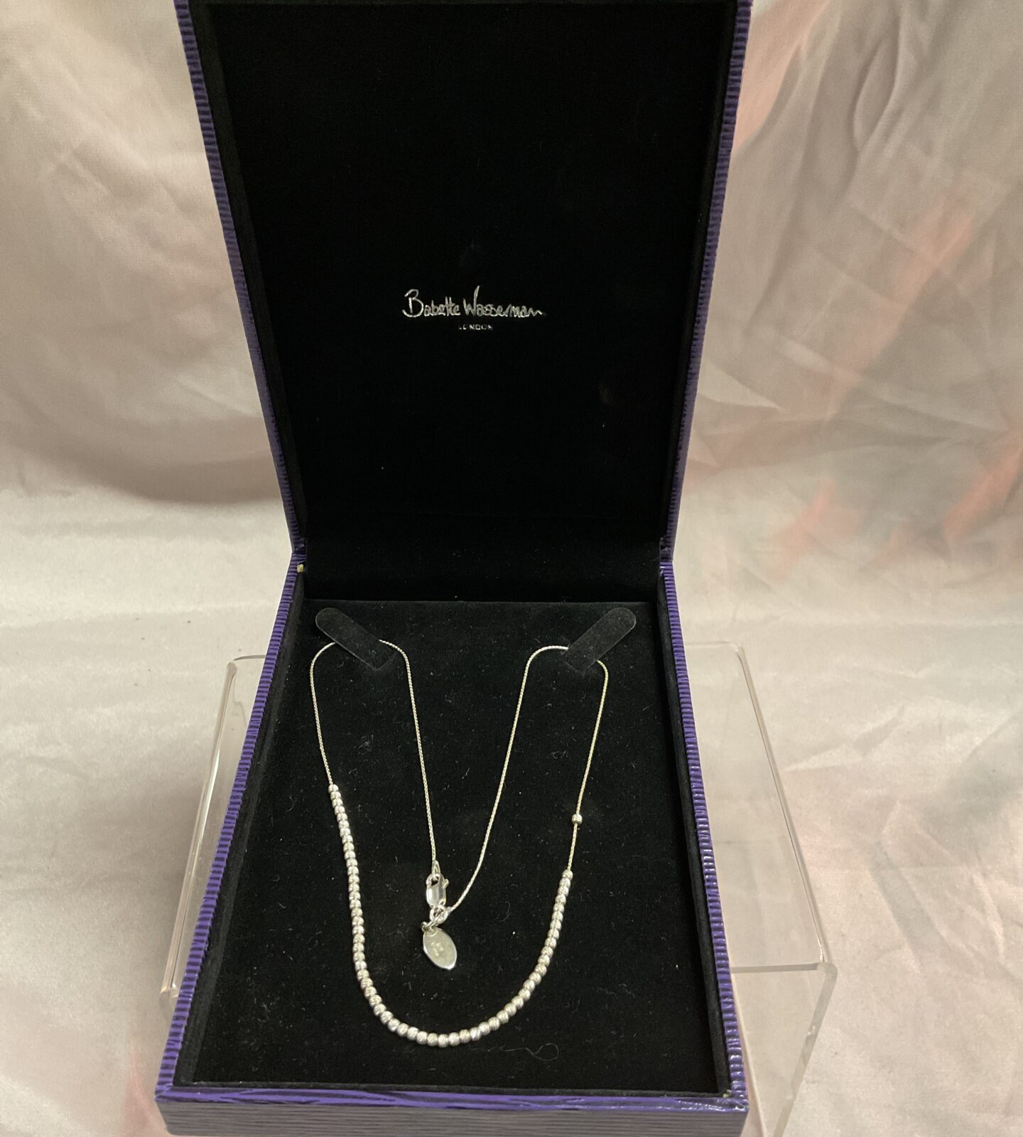 925 Silver Babette Wasserman 18” Necklace