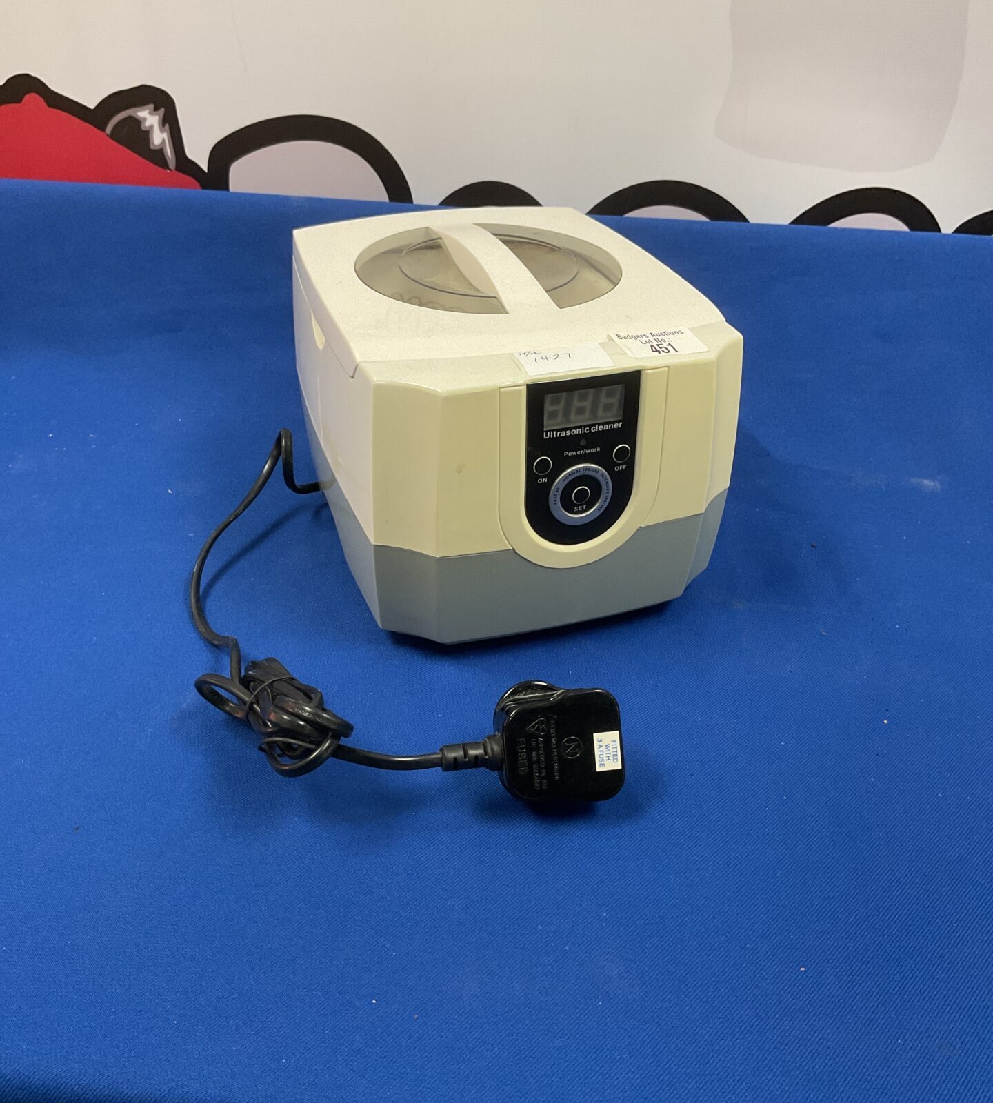 Ultrasonic cleaner tested working