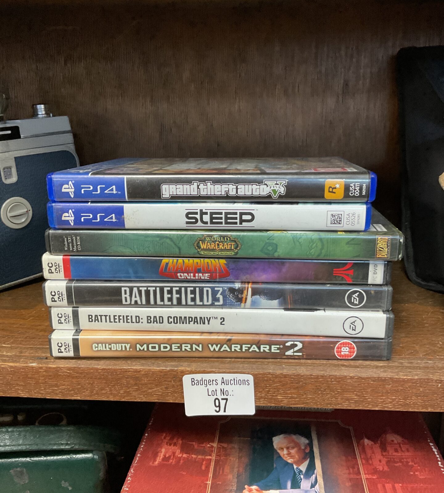 Selection of sony ps4 & pc games including gta 5