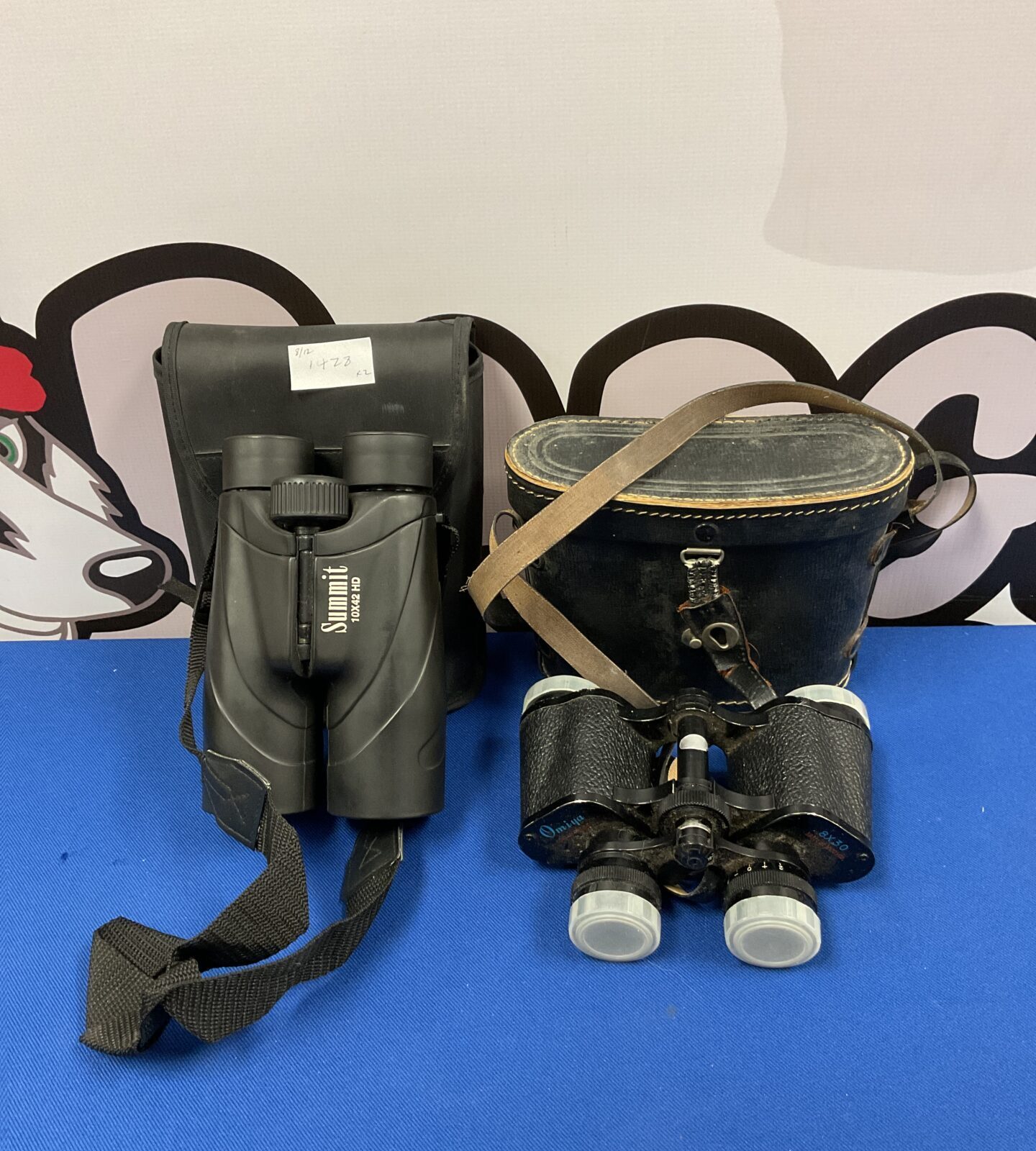 Two pairs of binoculars including summit 10x42 hd