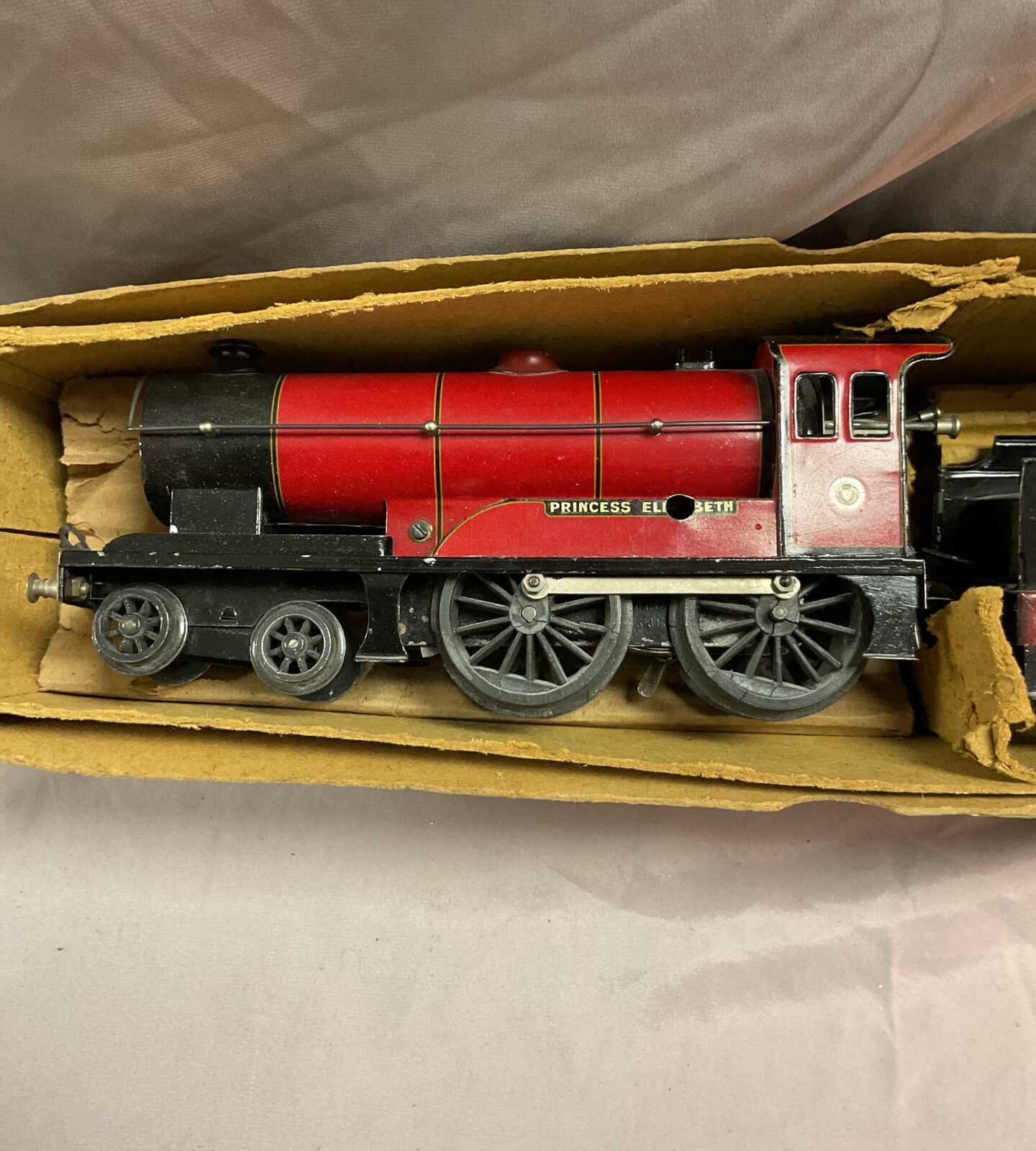 Bassett Locke Ltd lookout o gauge clockwork princess elizabeth engine and coal tender  af - Image 2