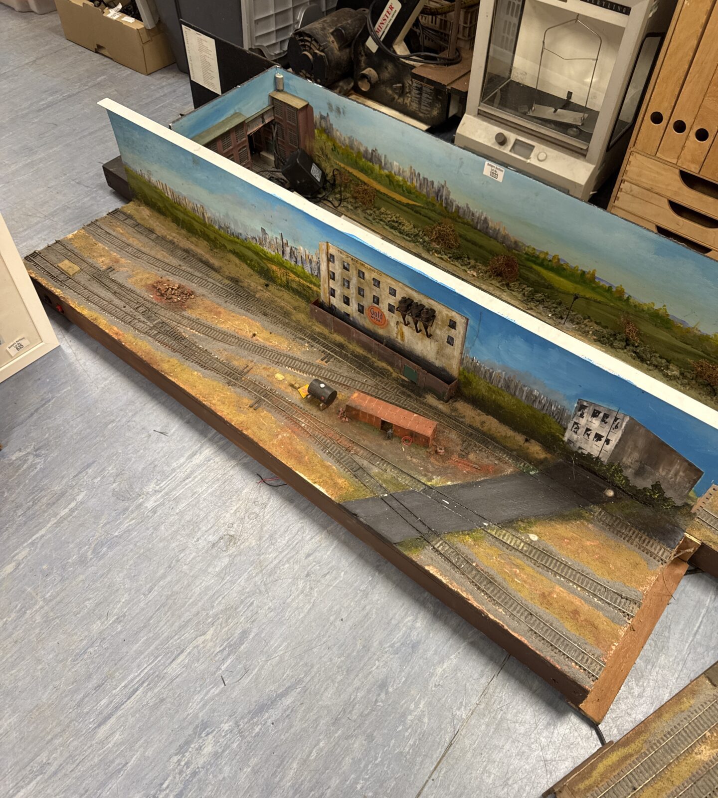 Three large 00 gauge sections of model railway scenery - largest one 60” length - Image 3