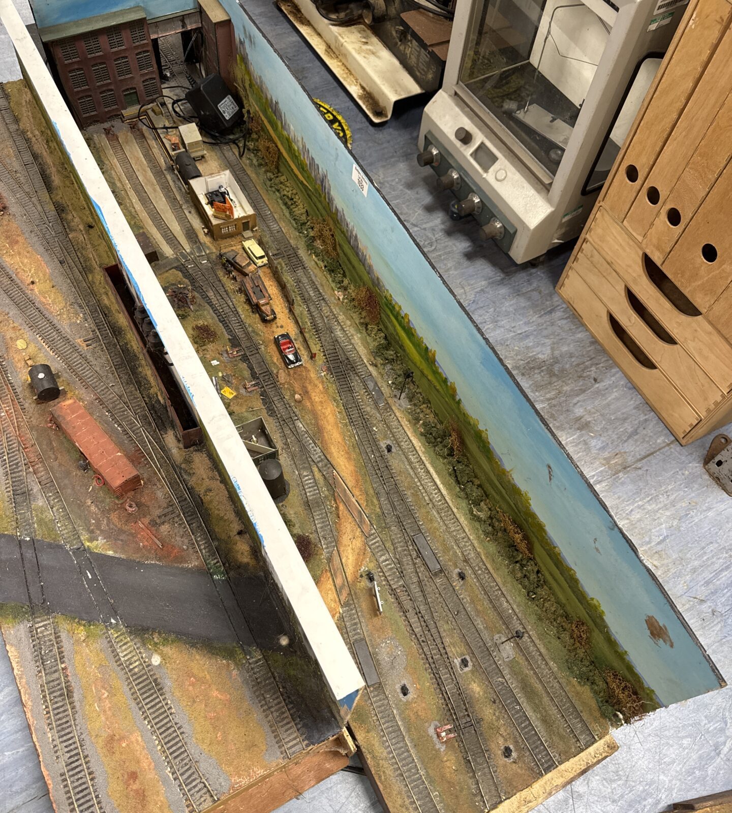 Three large 00 gauge sections of model railway scenery - largest one 60” length - Image 4