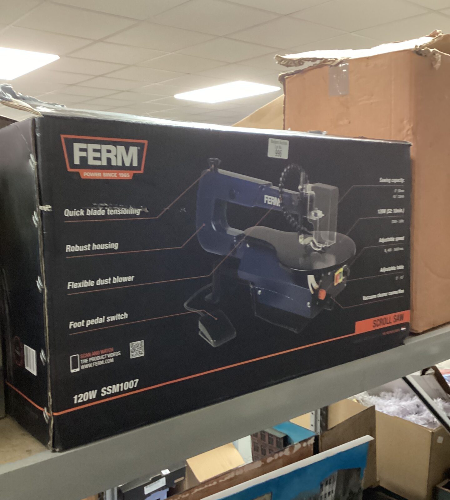 Ferm Scroll Saw in box