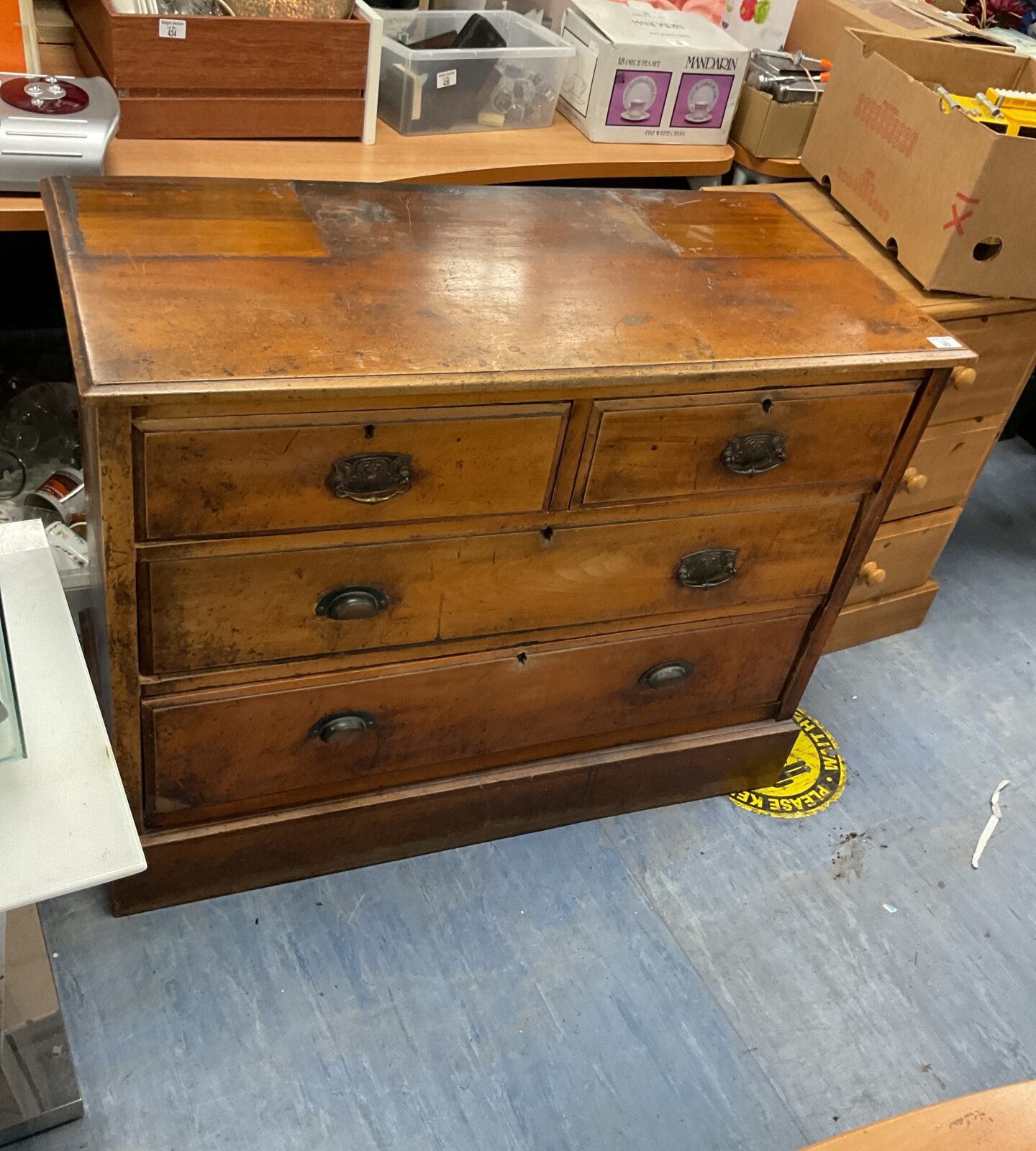 Antique 2 over 2 chest of draws