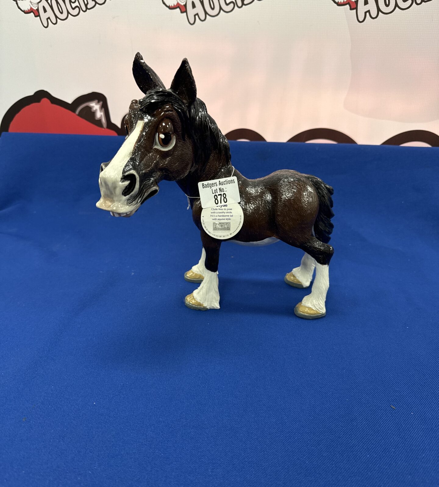 Arora design Clyde horse ornament