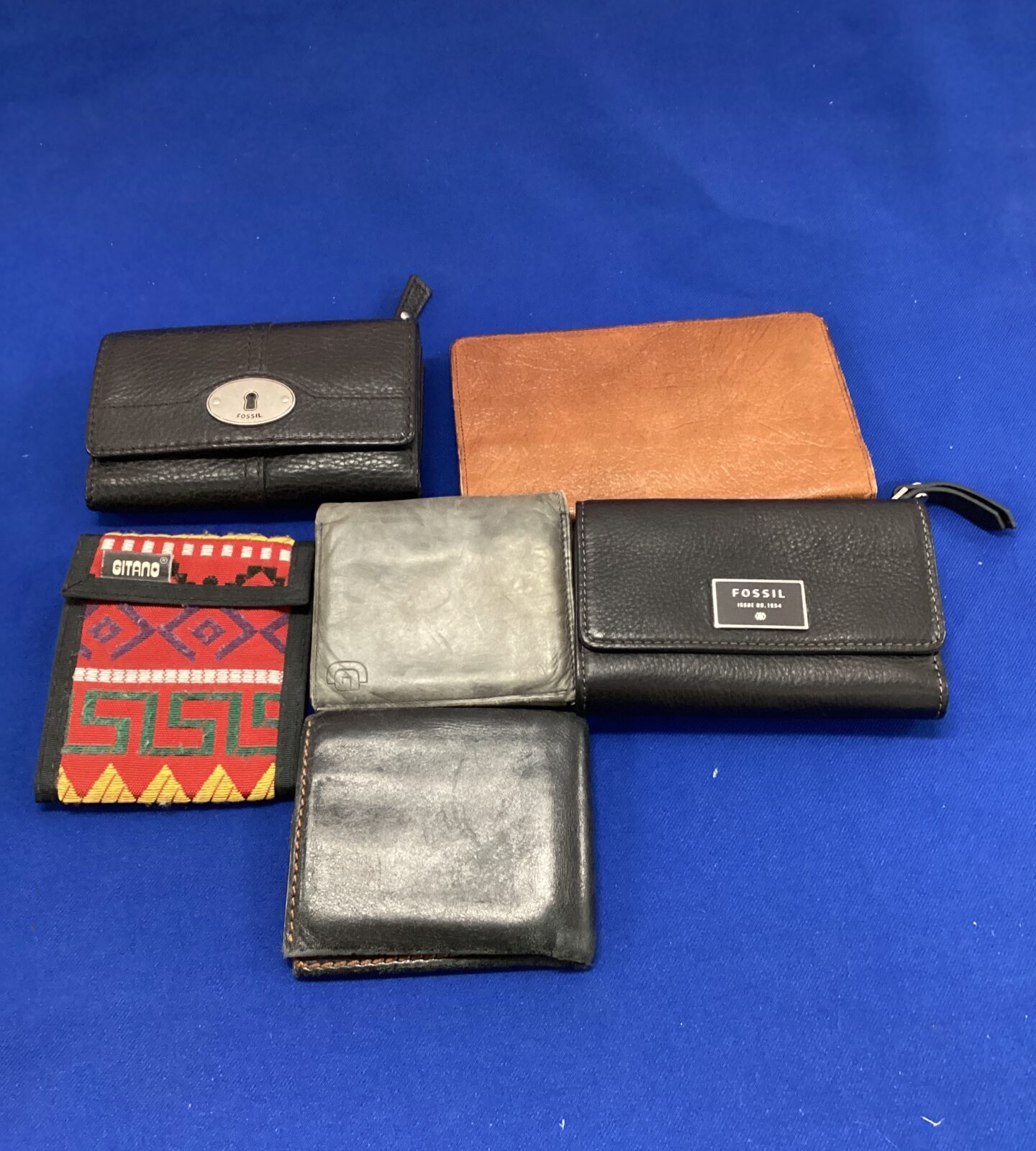 Four wallets & two purses inc fossil