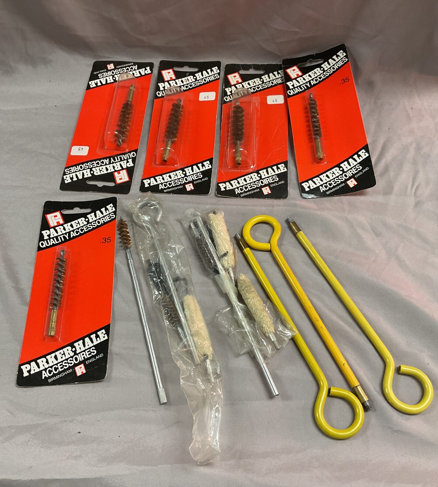 box mixed Parker hale new cleaning rods