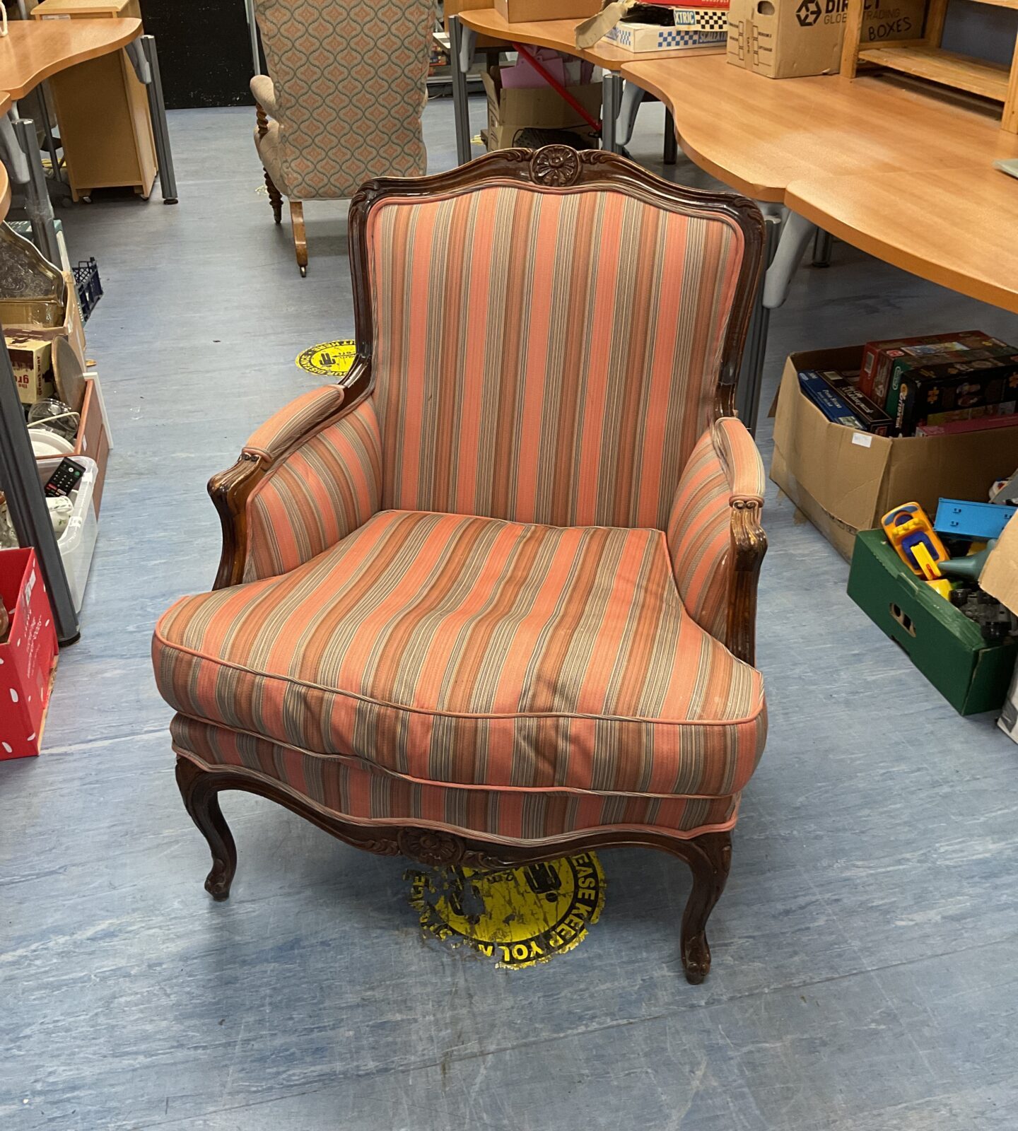 Antique French Louis xv style armchair