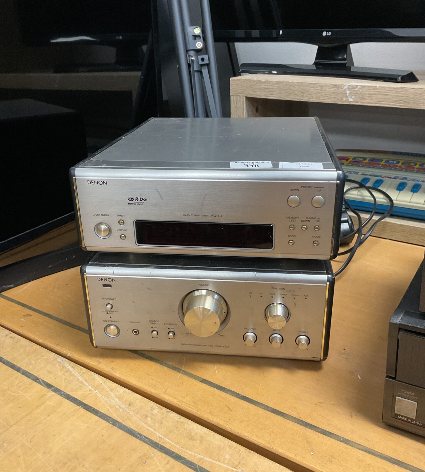 Denon pma-6.5 amplifier & tu-6.5 tuner