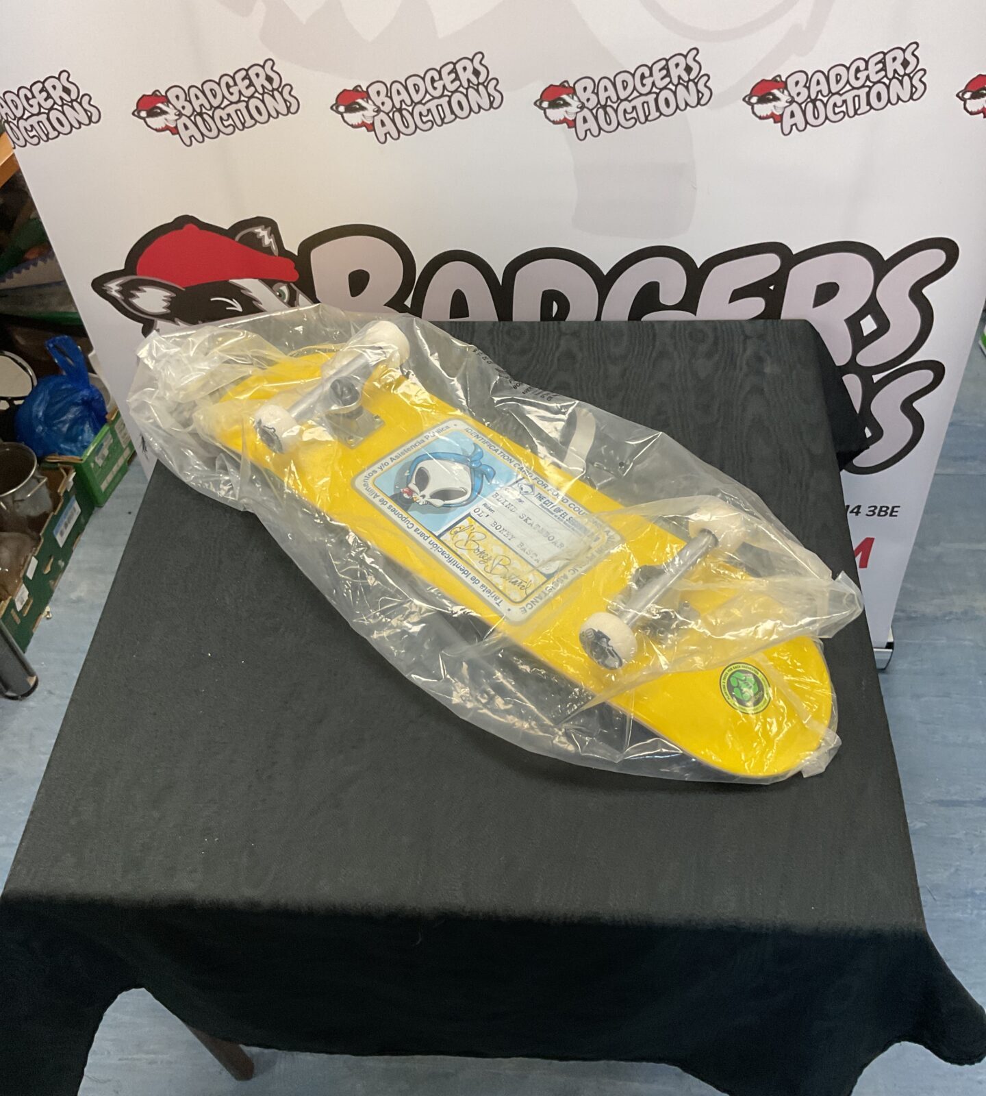 New Blind ol’ boney bastard skateboard with tensor trucks