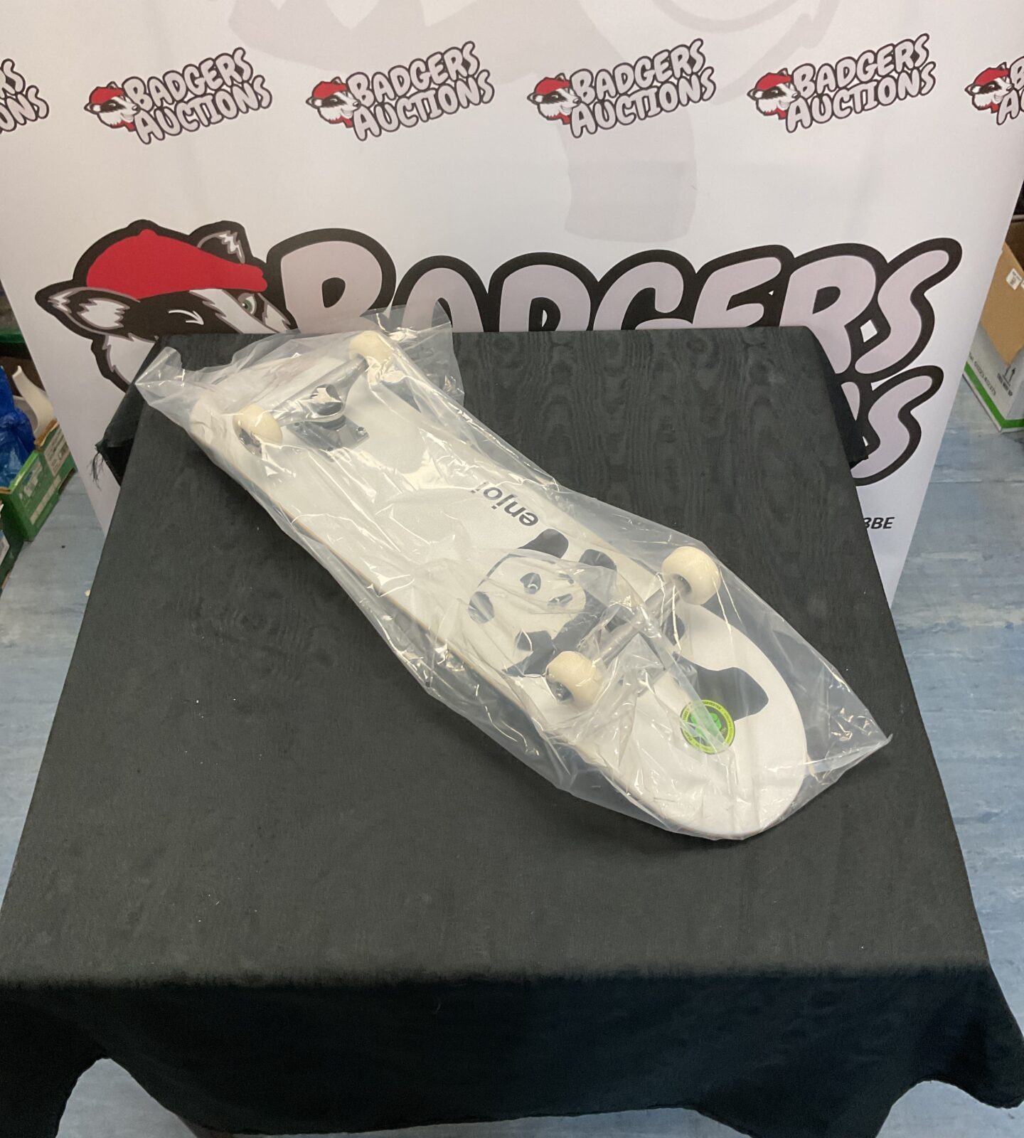 New enjoi skateboard with tensor trucks