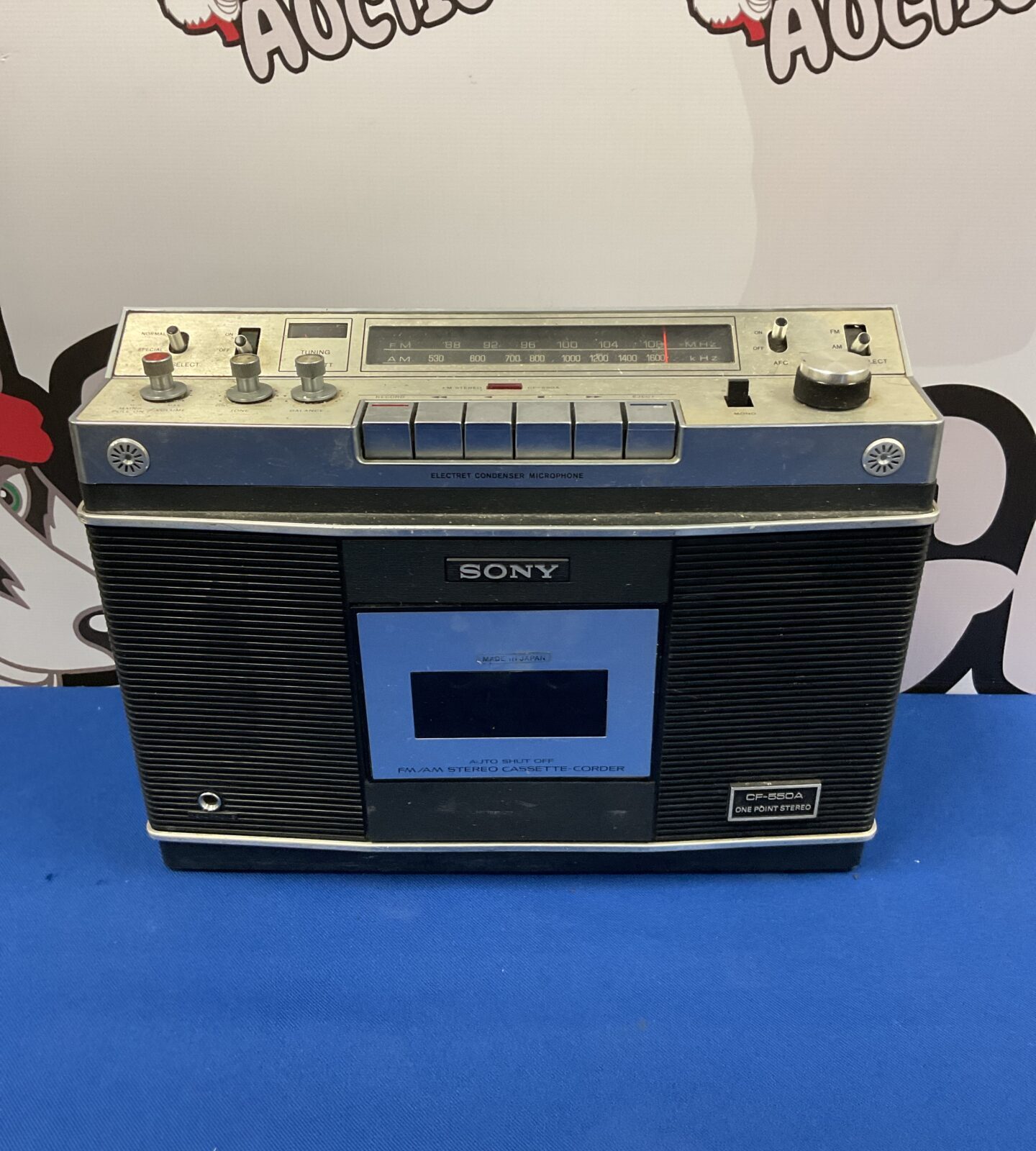 Sony cf-550a cassette radio