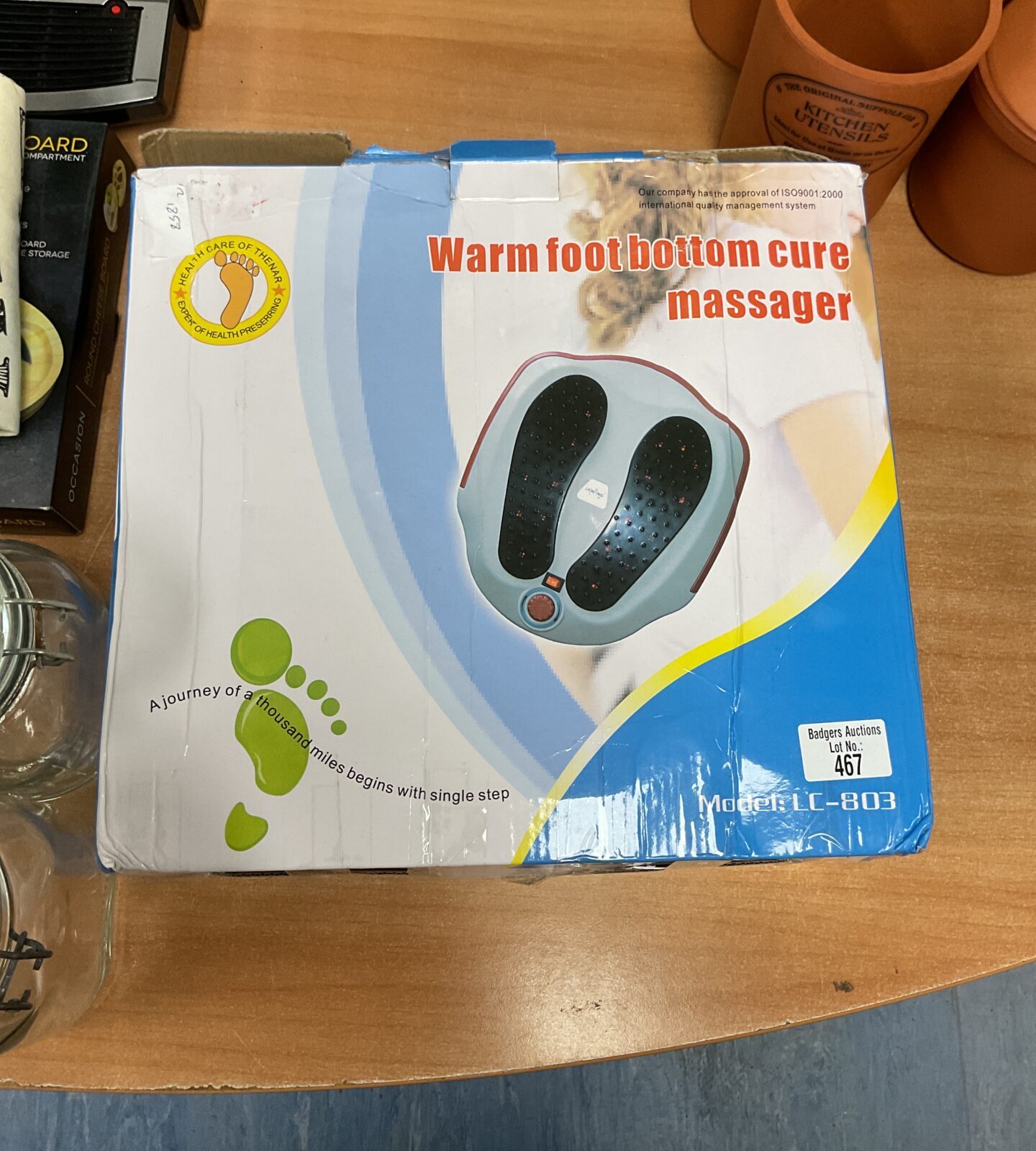 Warm foot bottom cure massager Lc-803