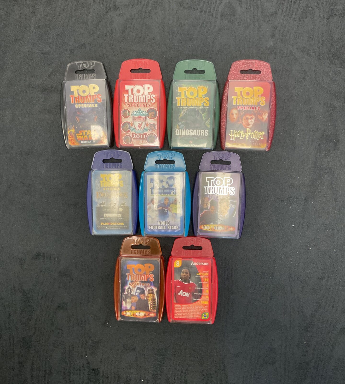 Selection of top trumps inc 2011 liverpool and Manchester United