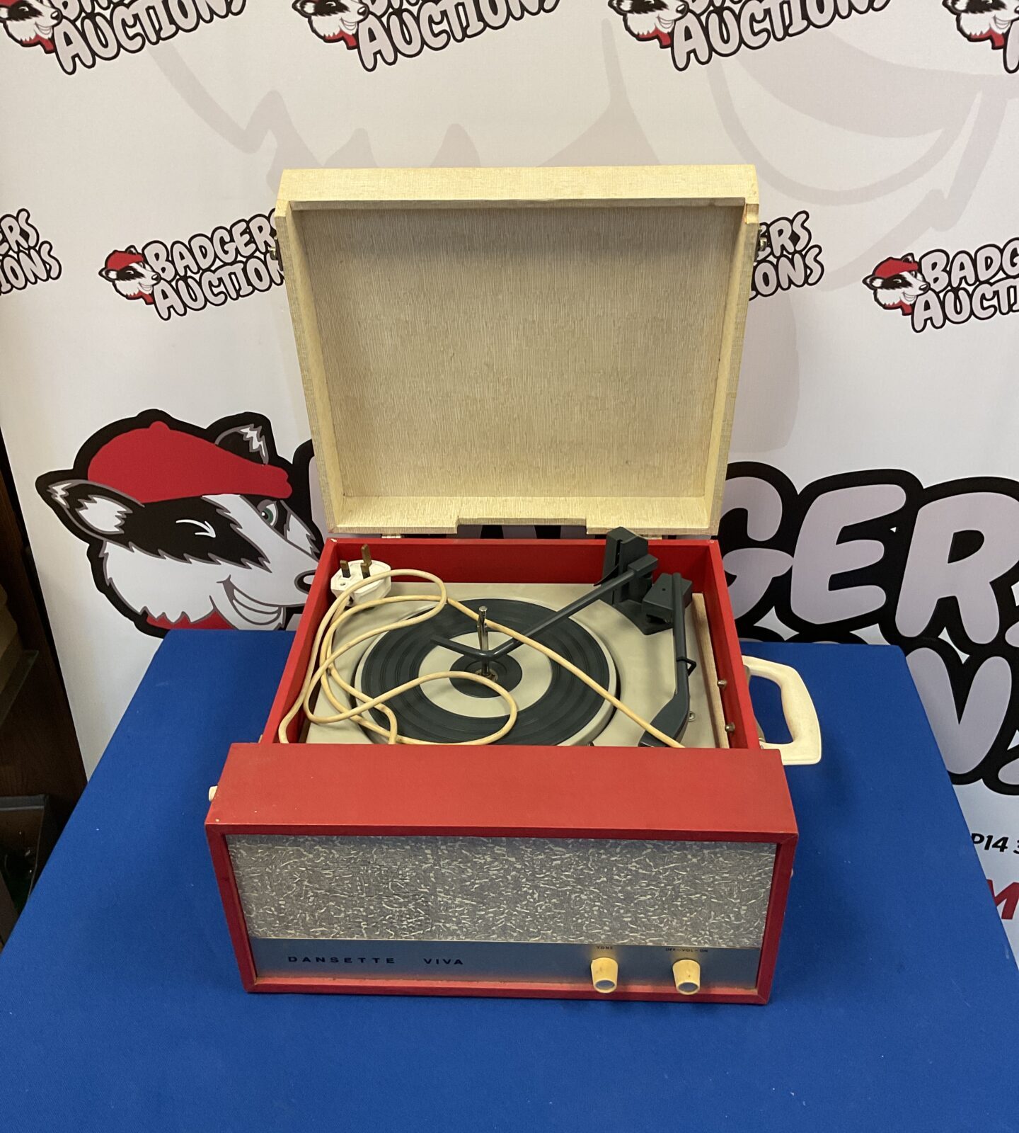 Dansette viva portable record player