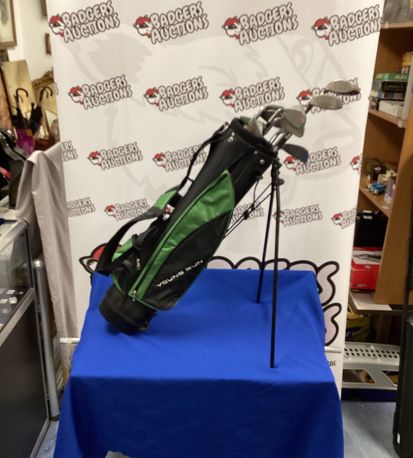 Set of junior golf clubs with Stand Bag