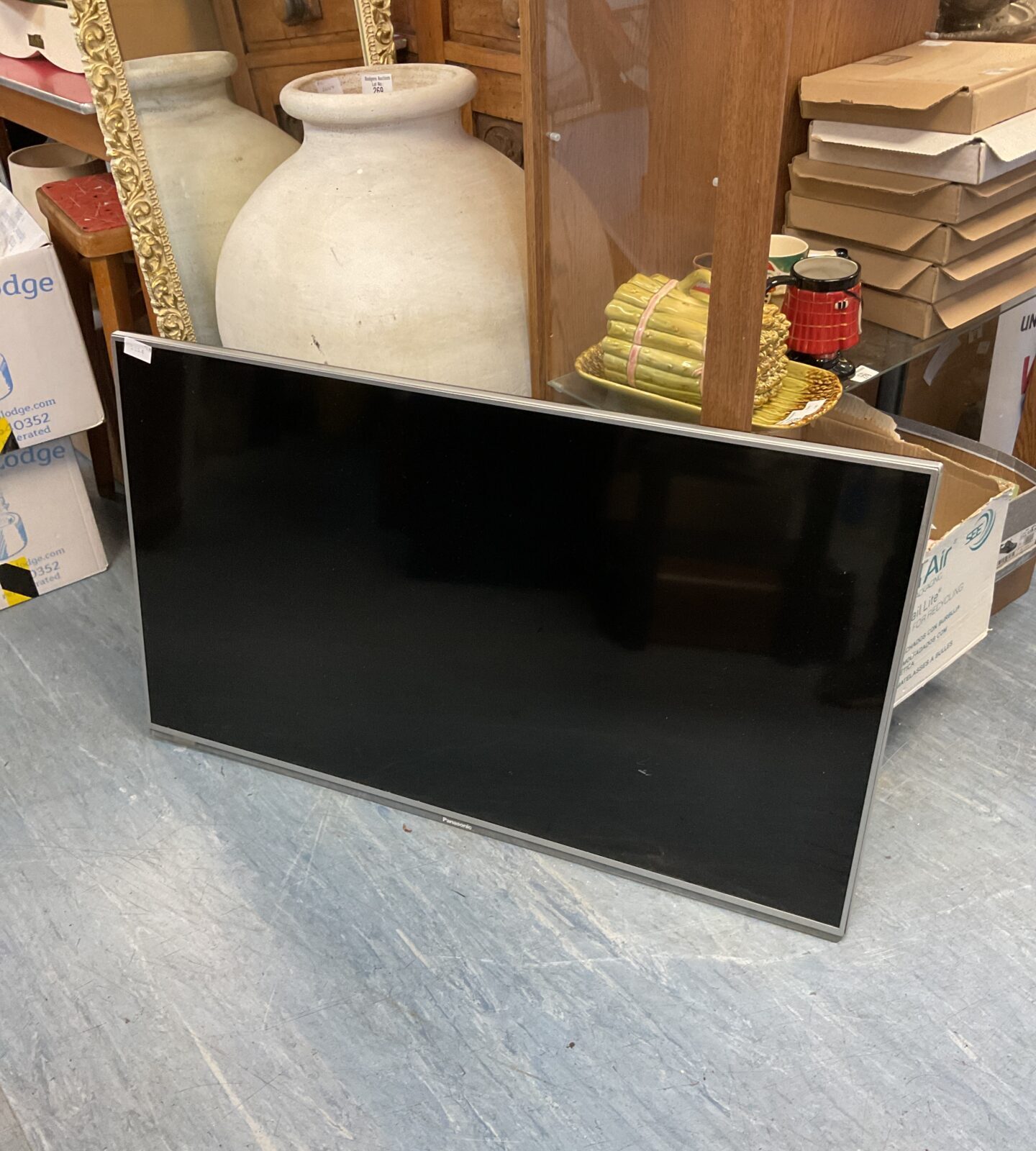 Panasonic 42” hd tv (no stand or remote, untested)