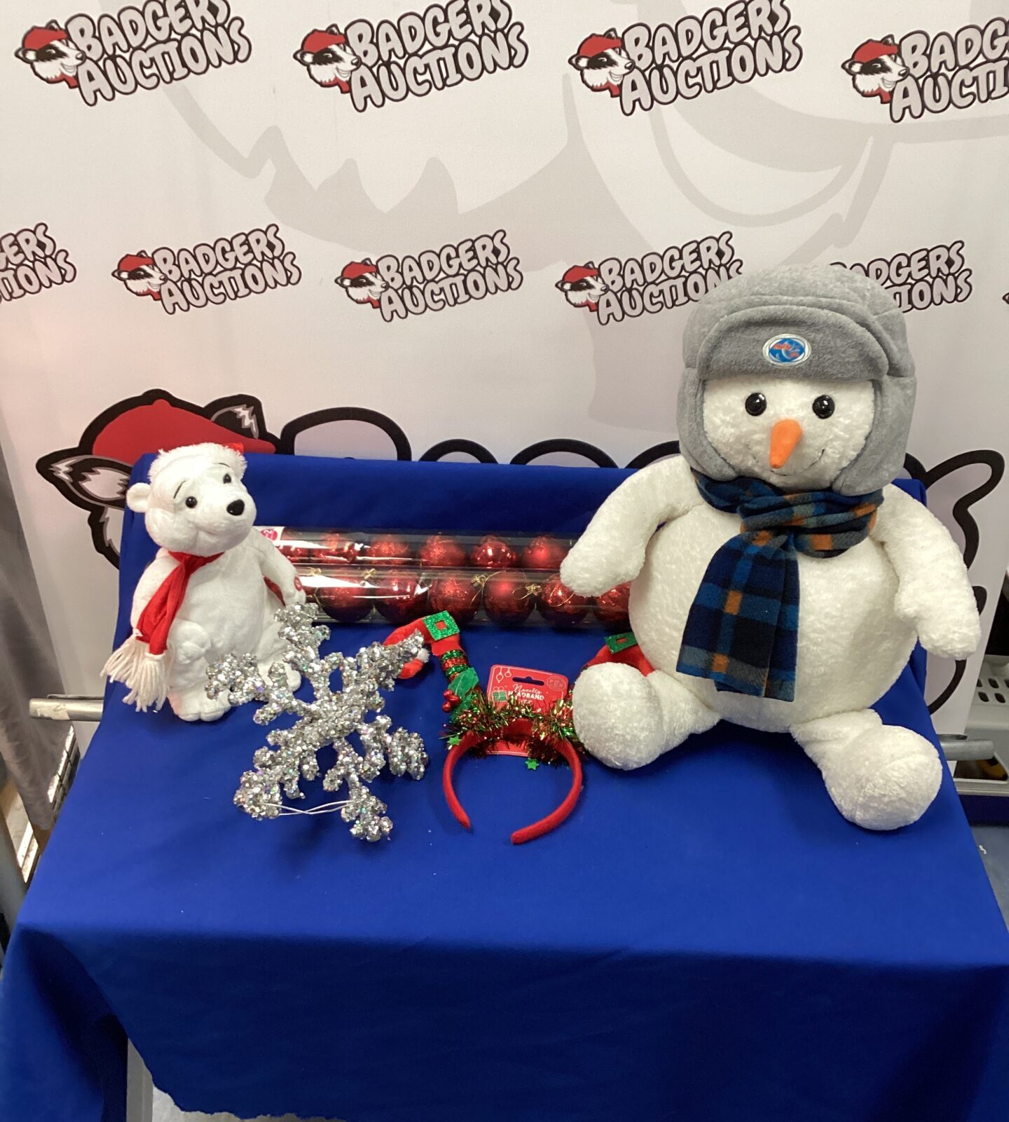 Soft toy Snowman and other Christmas Items