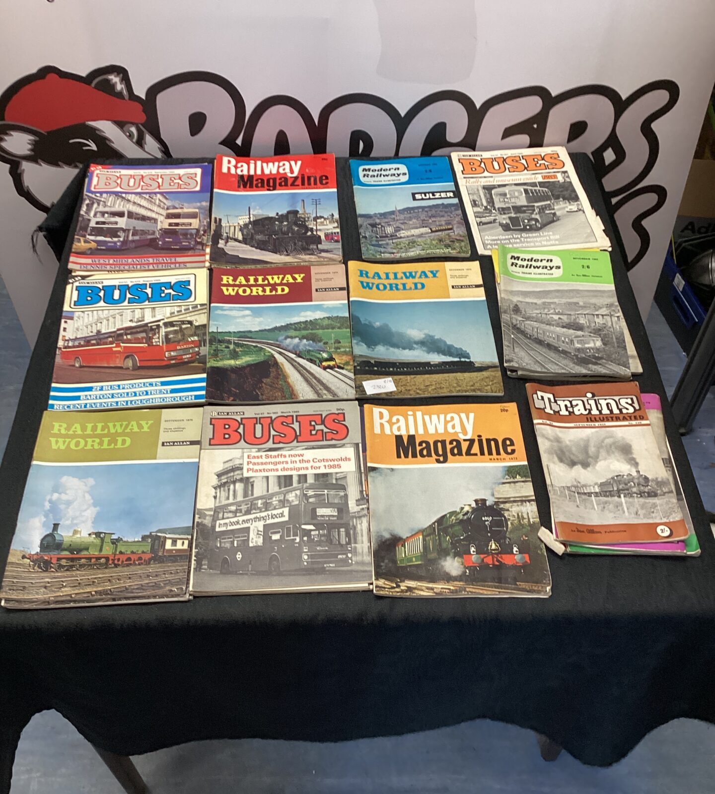 Collection of modern railways, buses & railway world magazines