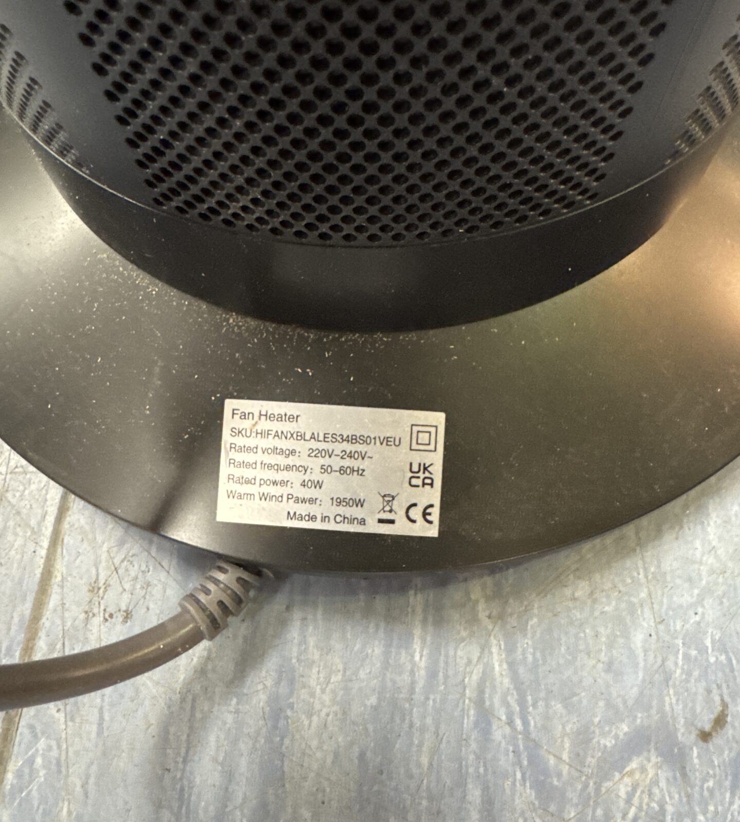 Oscillating bladeless fan/heater - working - Image 2