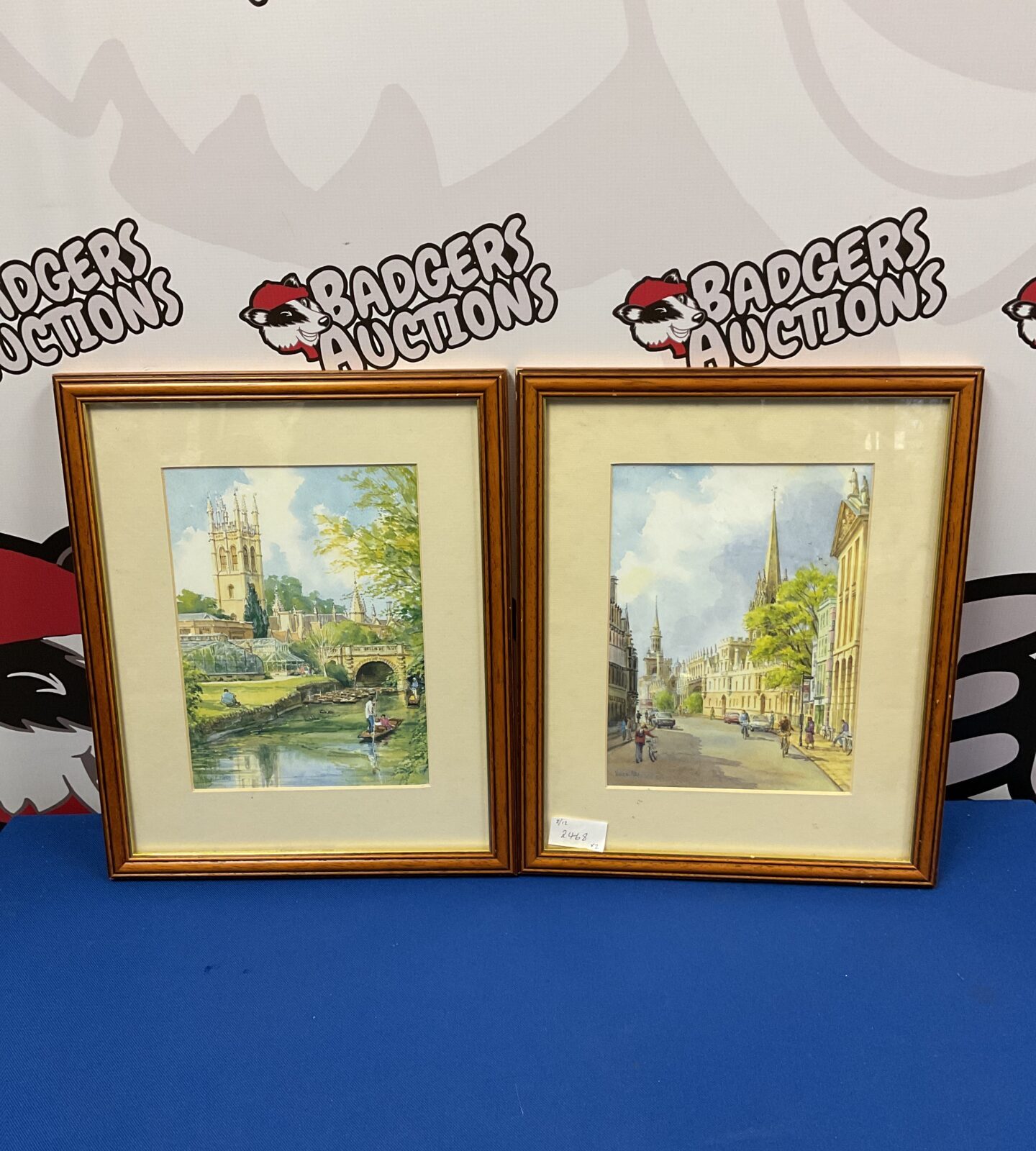 Pair of valerie petts cathederal prints