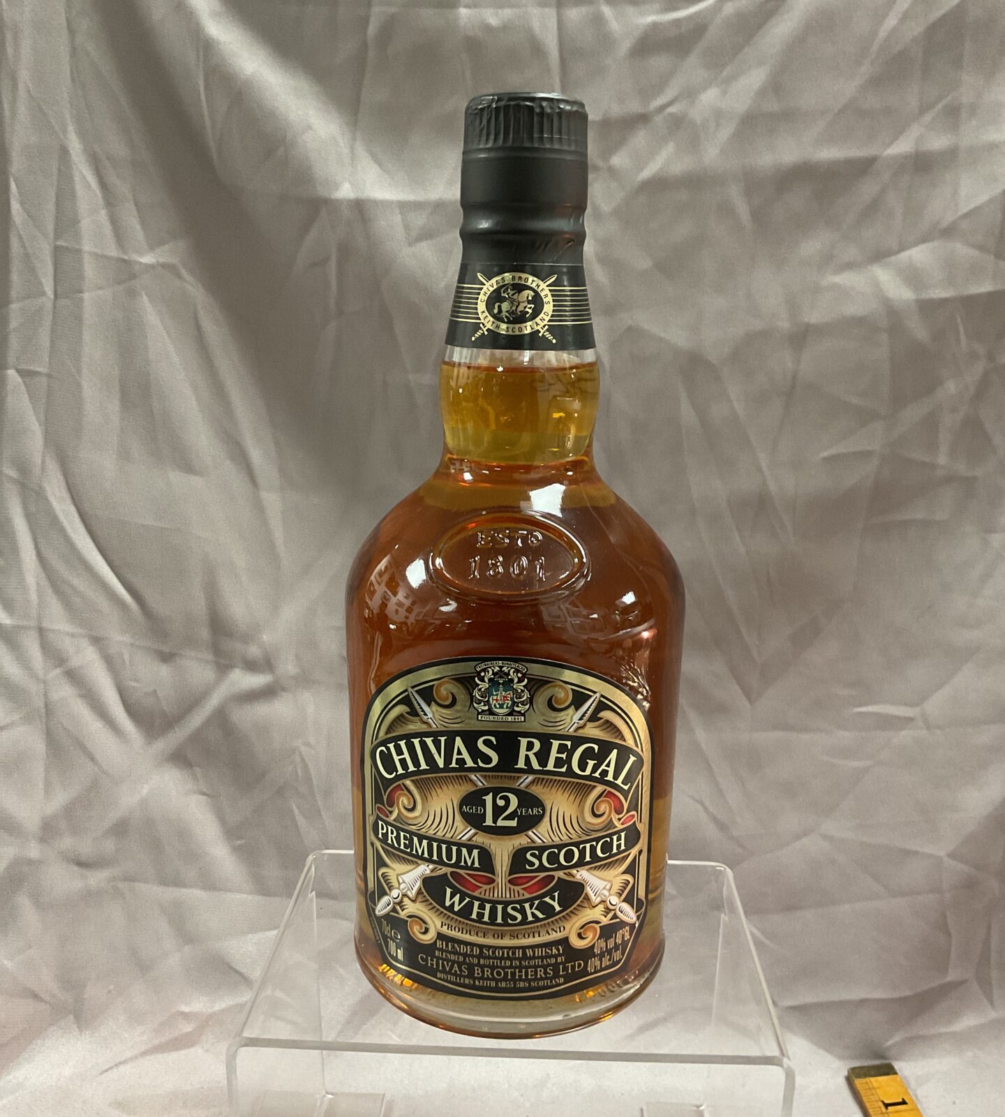 700ml bottle of Chivas regal premium scotch whiskey