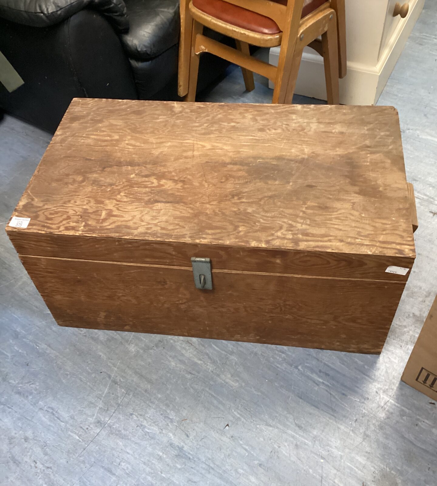 Large wooden chest