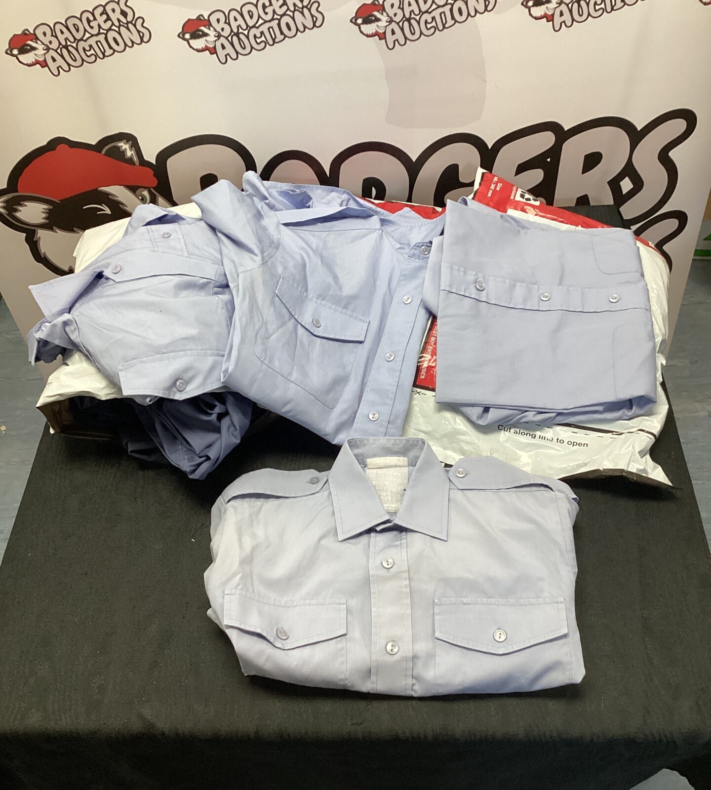 Quantity of RAF shirts