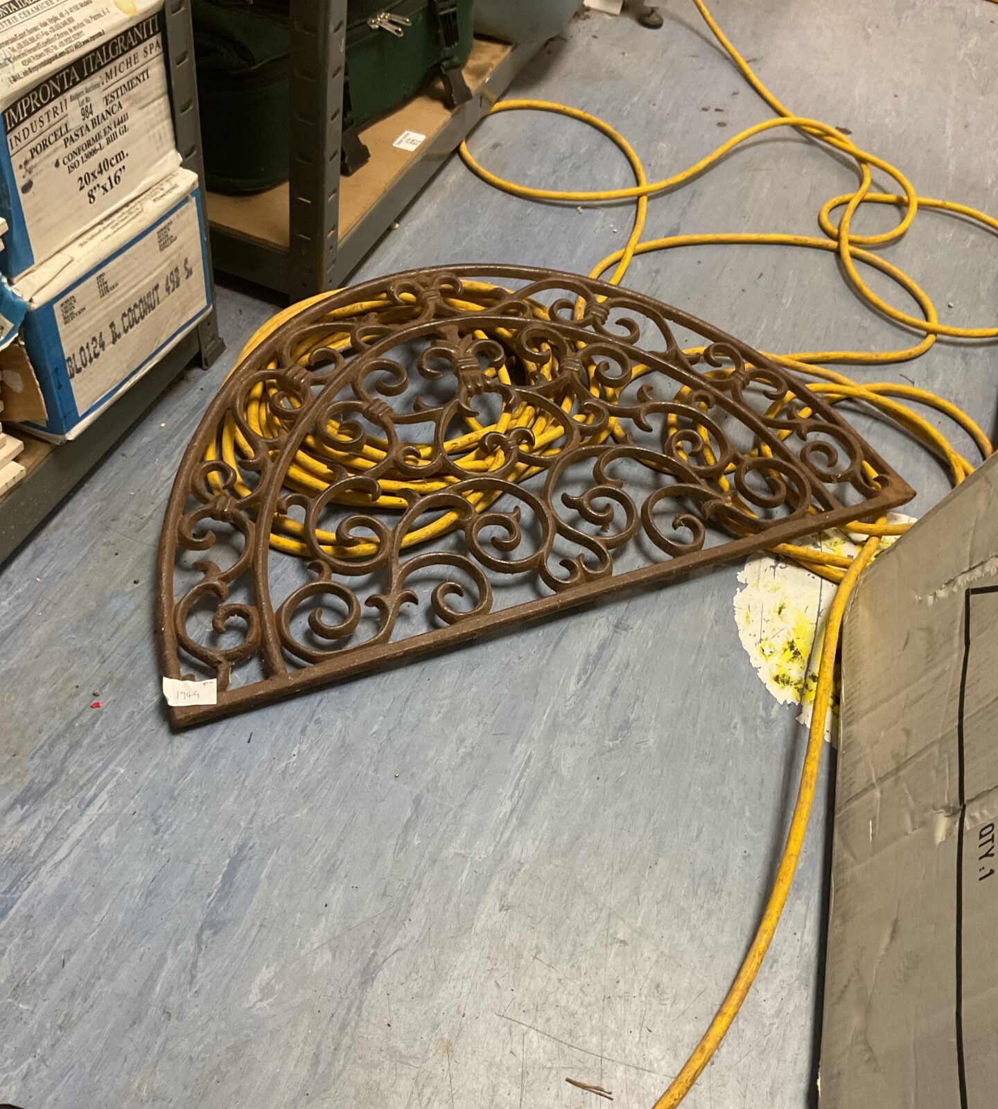 Cast iron ornament