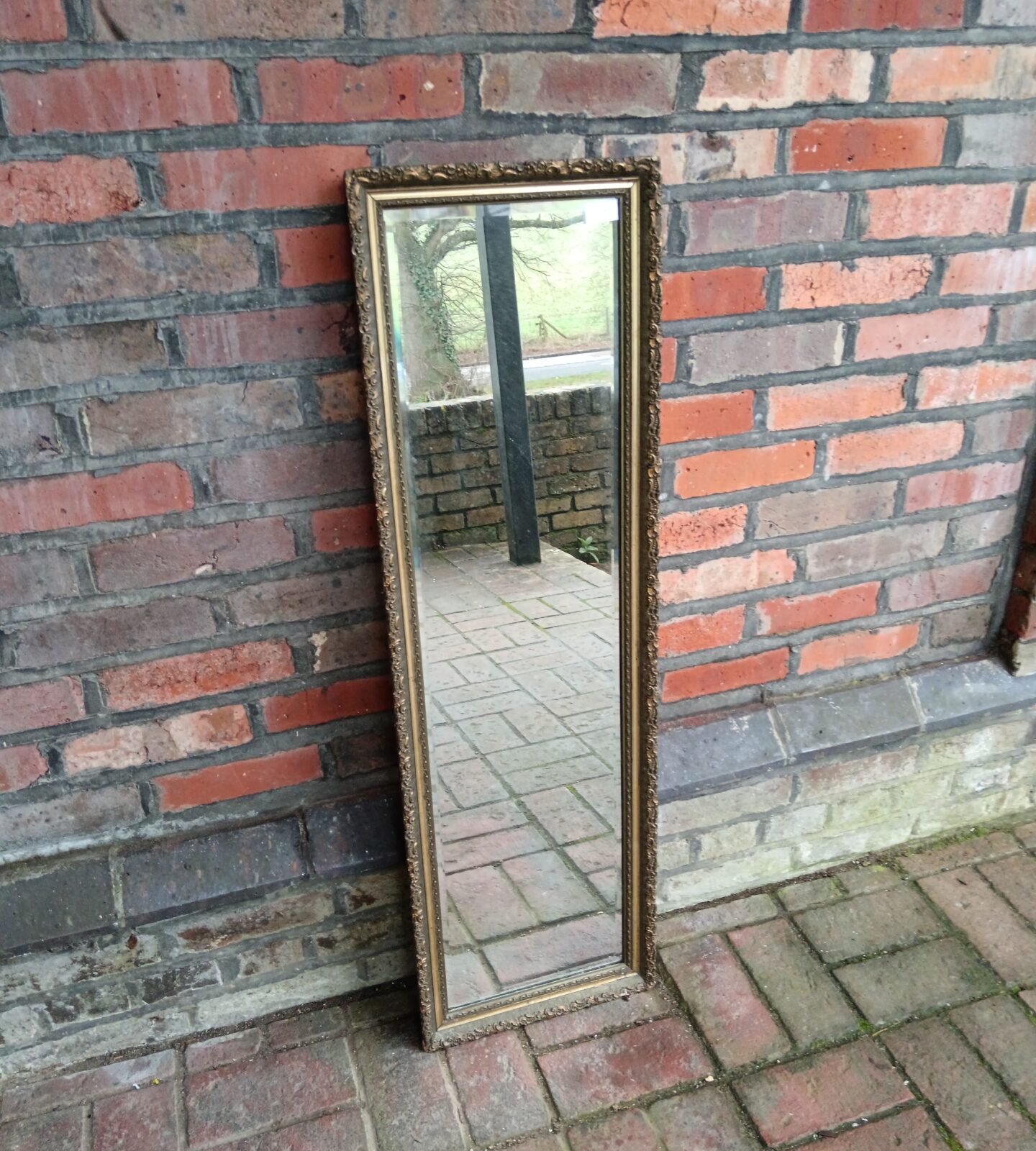 Vintage Bevel edged bedroom mirror