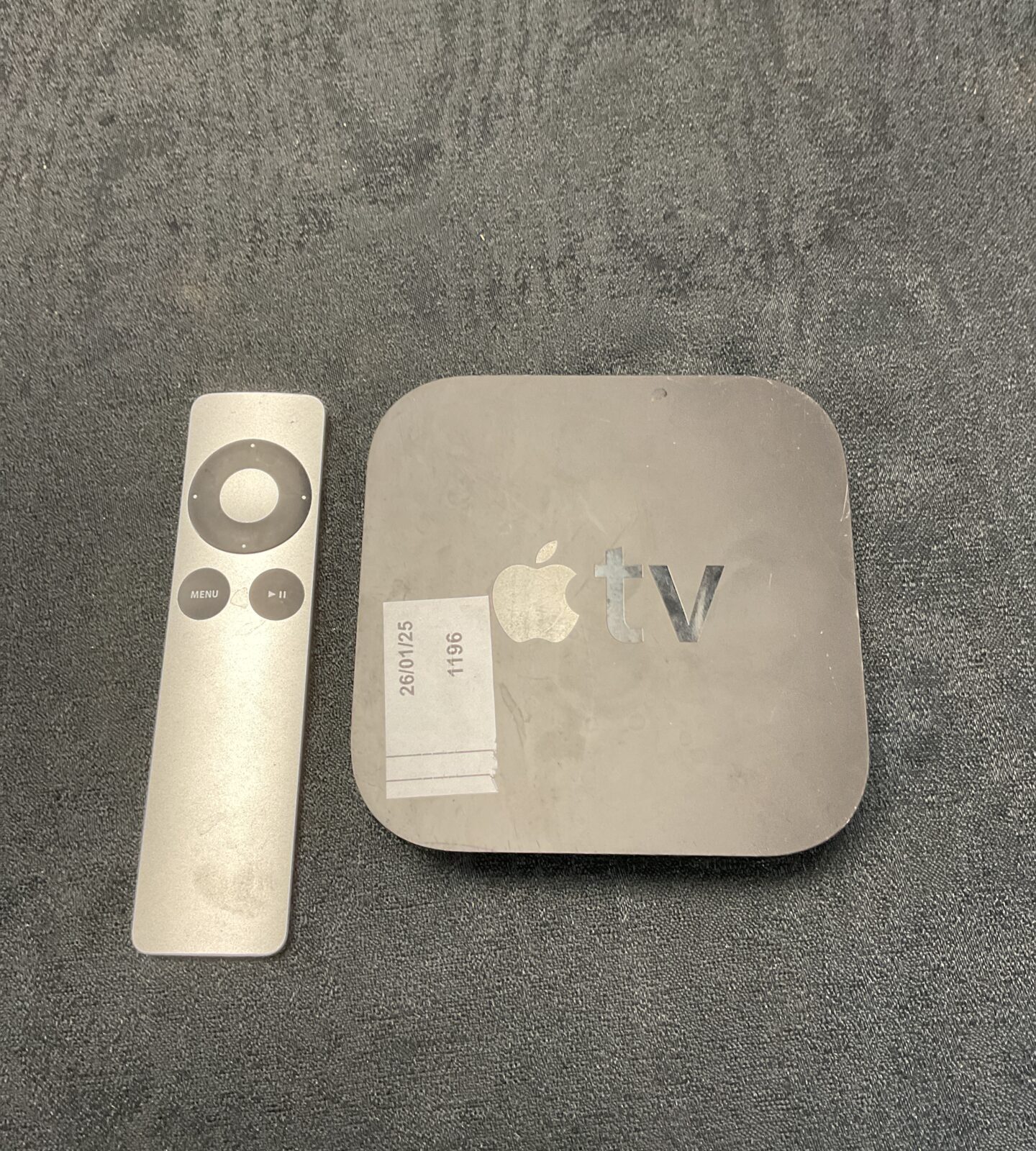 Apple tv box & apple remote