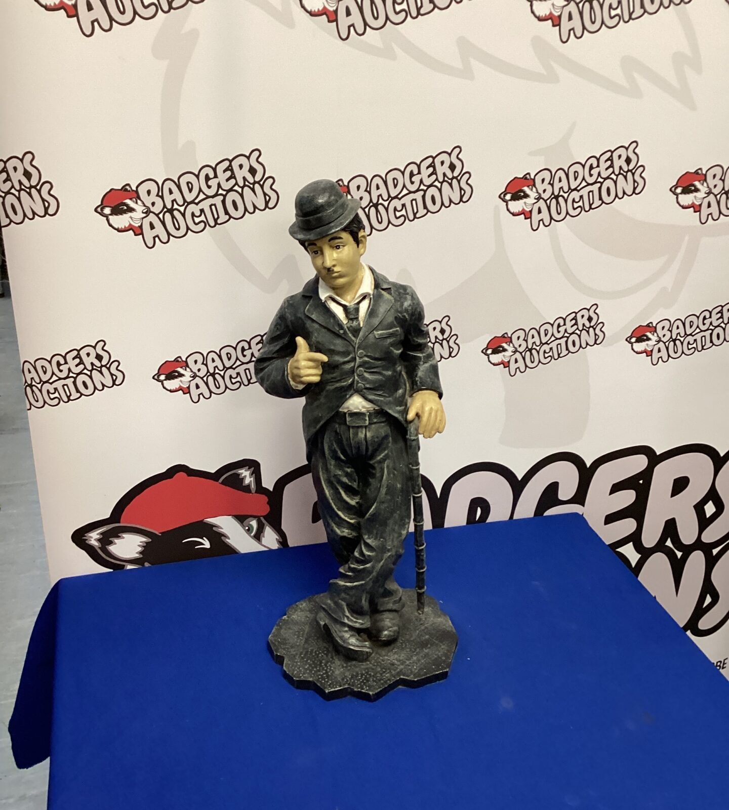 Charlie Chaplin Resin Figure